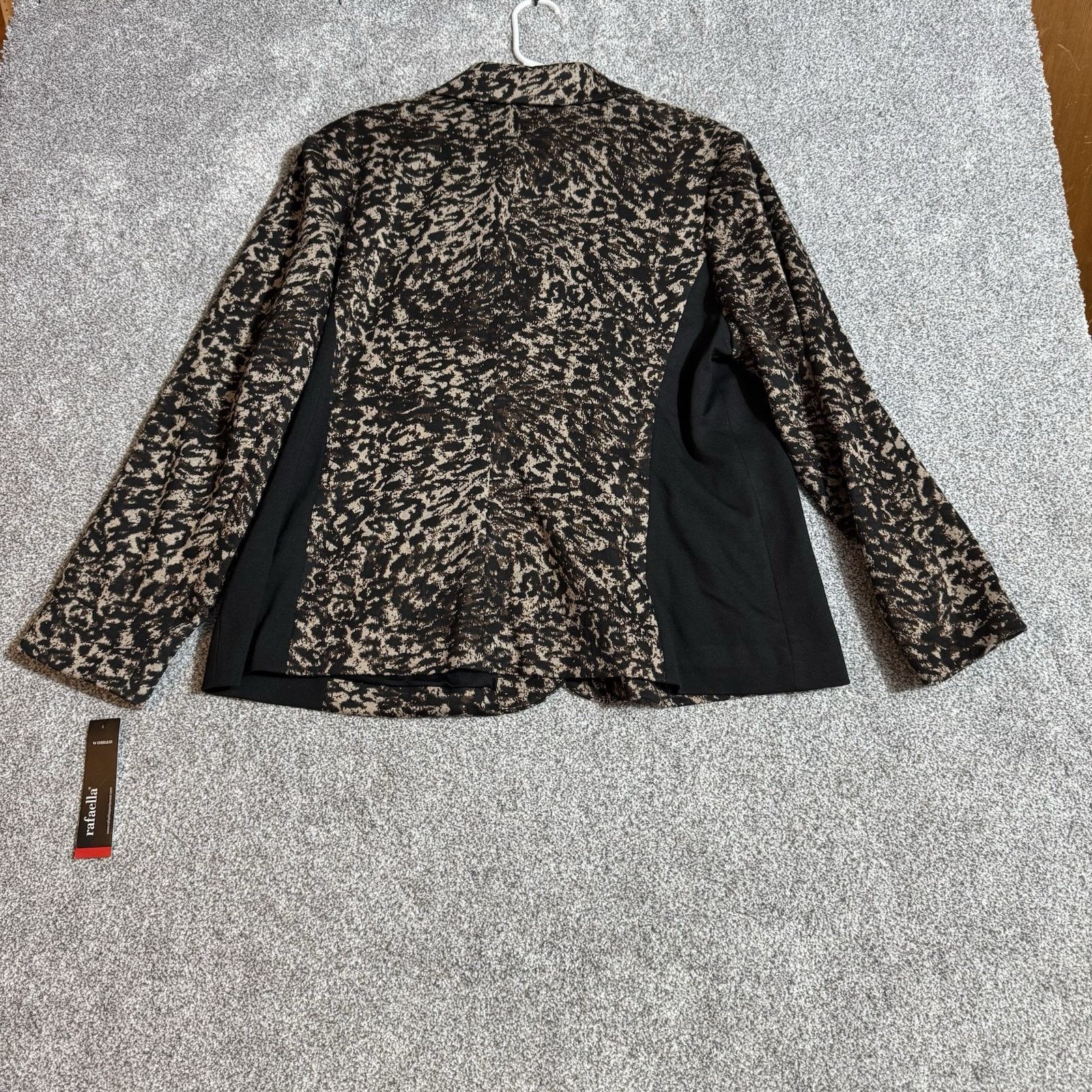Other Rafaella Blazer Women 18W Plus Leopard Print Lagenlook Retro Size XXL / US 16-18 / IT 52-54 - 9 Thumbnail