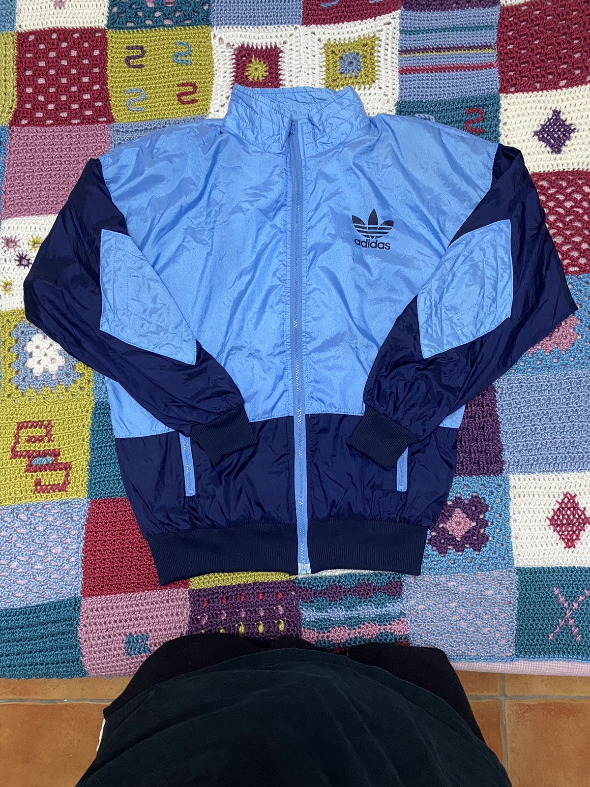 Adidas × Vintage Adidas Nylon Track Jacket 1990s Size US S / EU 44-46 / 1 - 1 Thumbnail