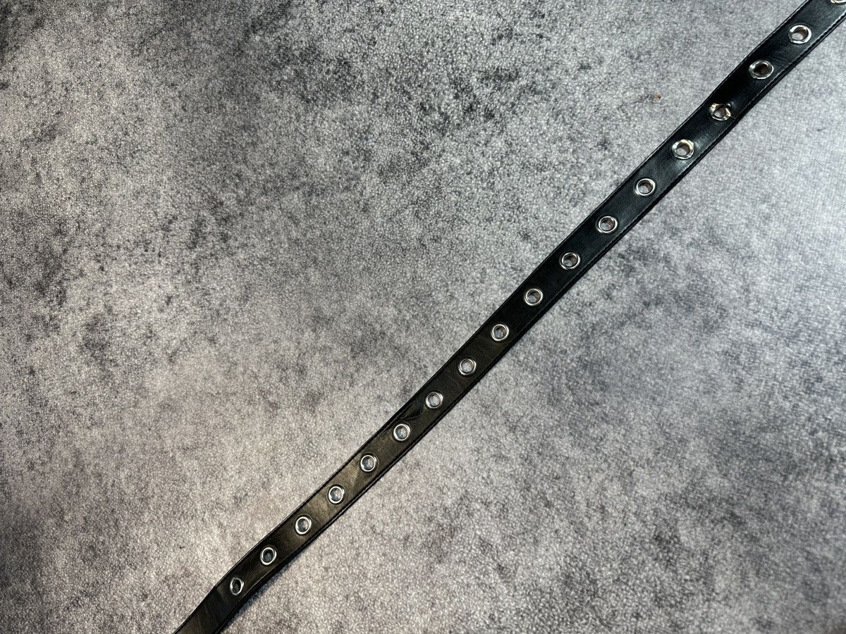 Other Y2K Leather Full Hole Belts Streetwear Opium Style Rare USA Size ONE SIZE - 3 Thumbnail