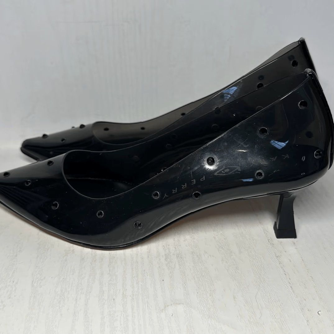 Sperry KATY PERRY Pumps The Golden Studded Pointed Toe Black Sz 8 Womens Heel Size US 8 / IT 38 - 5 Thumbnail