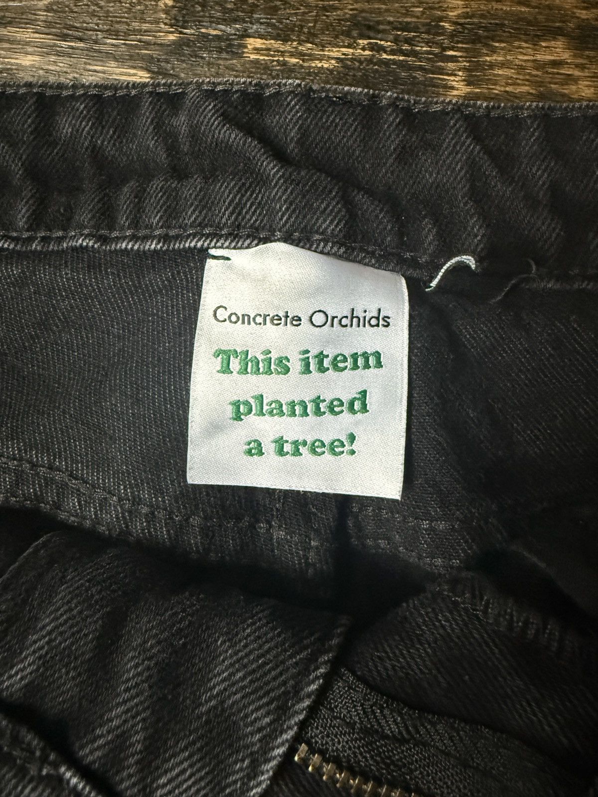 Other Concrete Orchids Black Baggy Denim Size US 30 / EU 46 - 4 Thumbnail