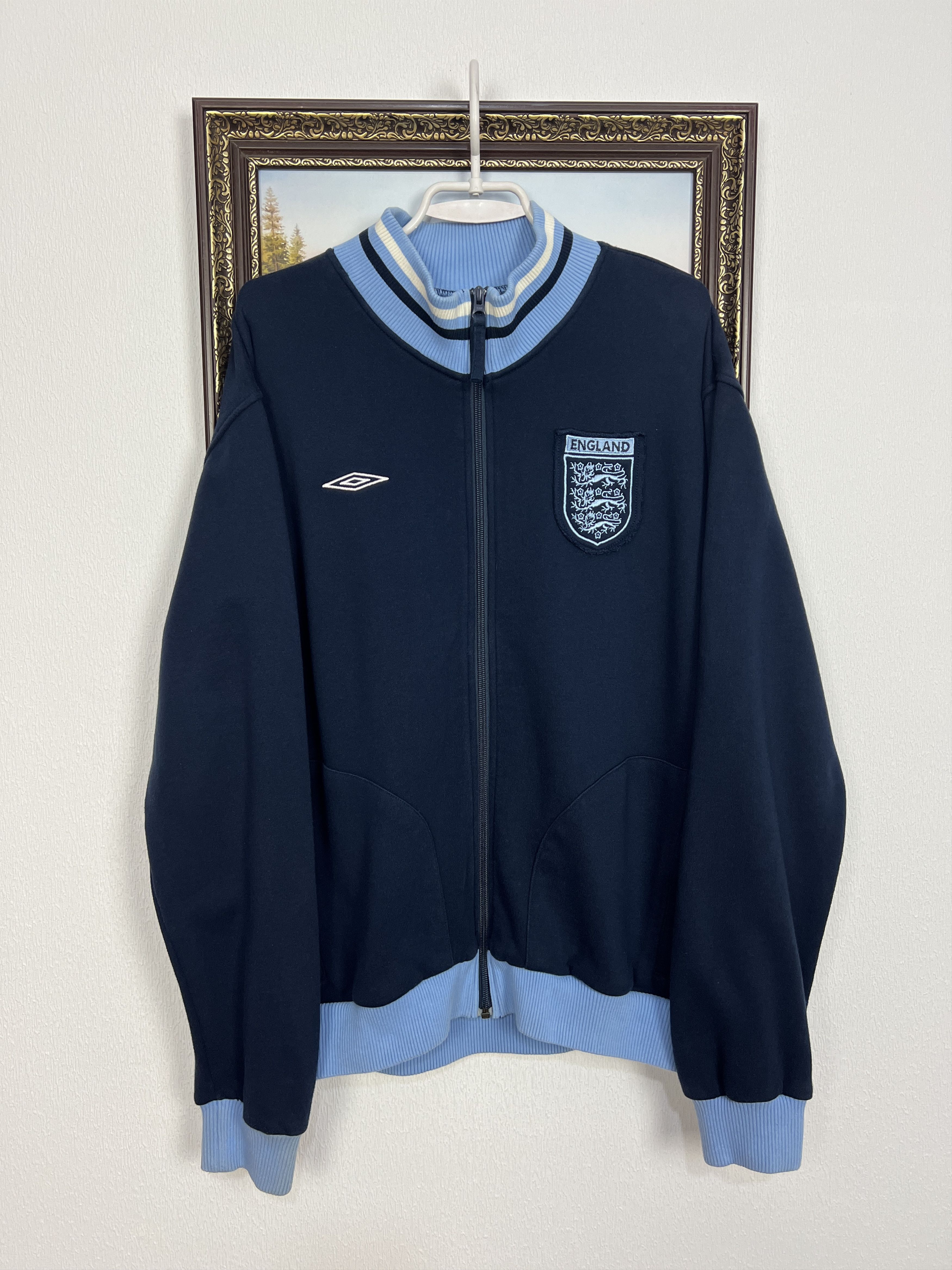 Umbro England Football Train Jacket Soccer Track Top National