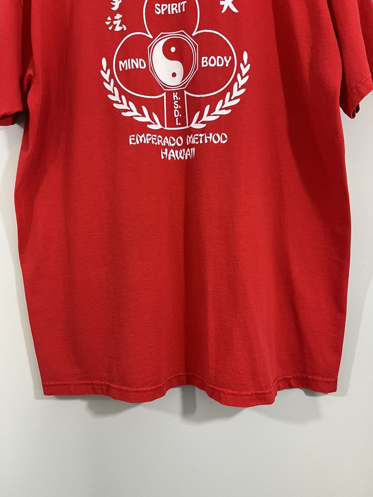 Vintage Hawaii Martial Arts 90s Faded Tee Size US XL / EU 56 / 4 - 15 Thumbnail
