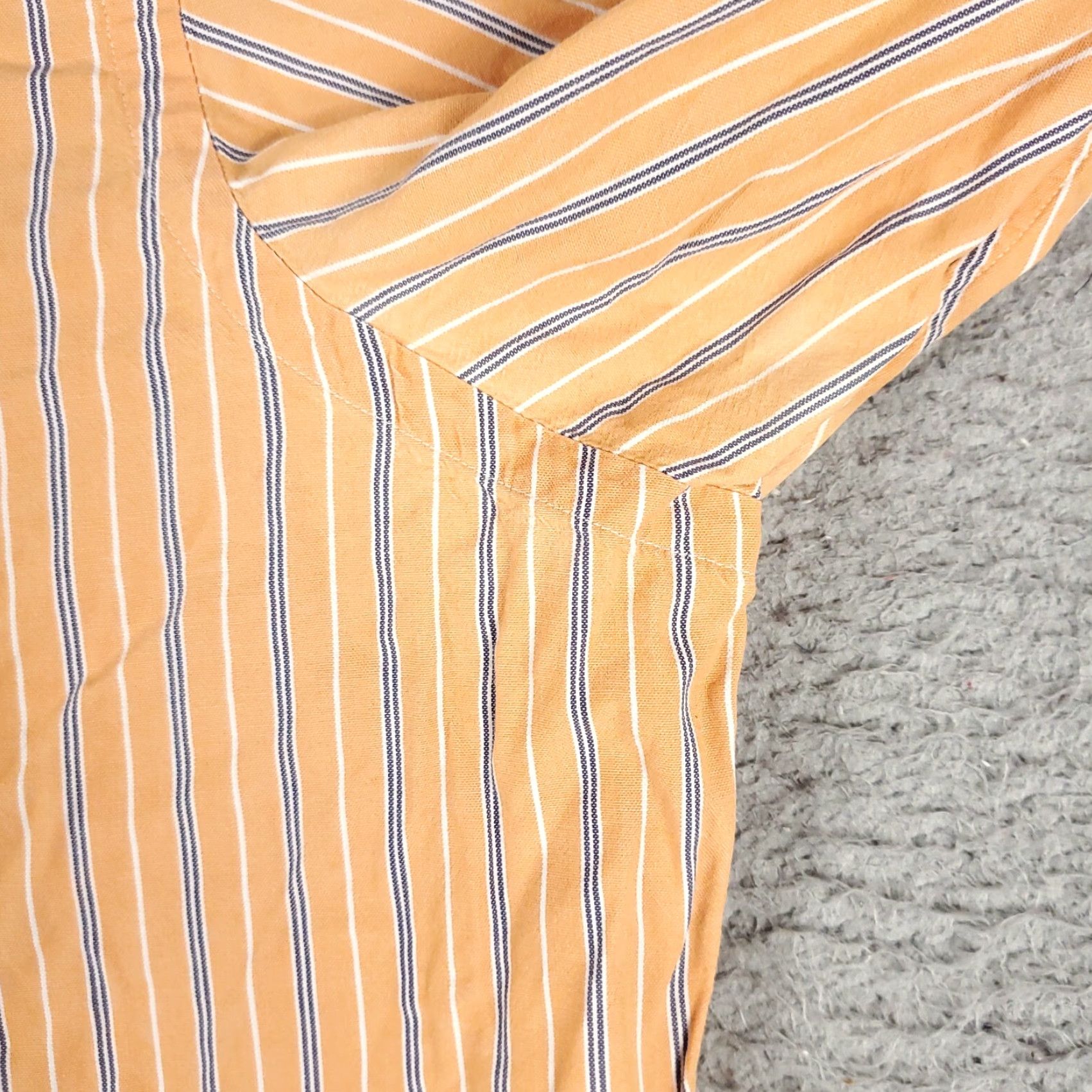 Ralph Lauren Ralph Lauren Shirt Mens XL Orange Striped Button-Up Long Sleeve Polo Style Button-Down Collared Classic Preppy Size US XL / EU 56 / 4 - 5 Thumbnail