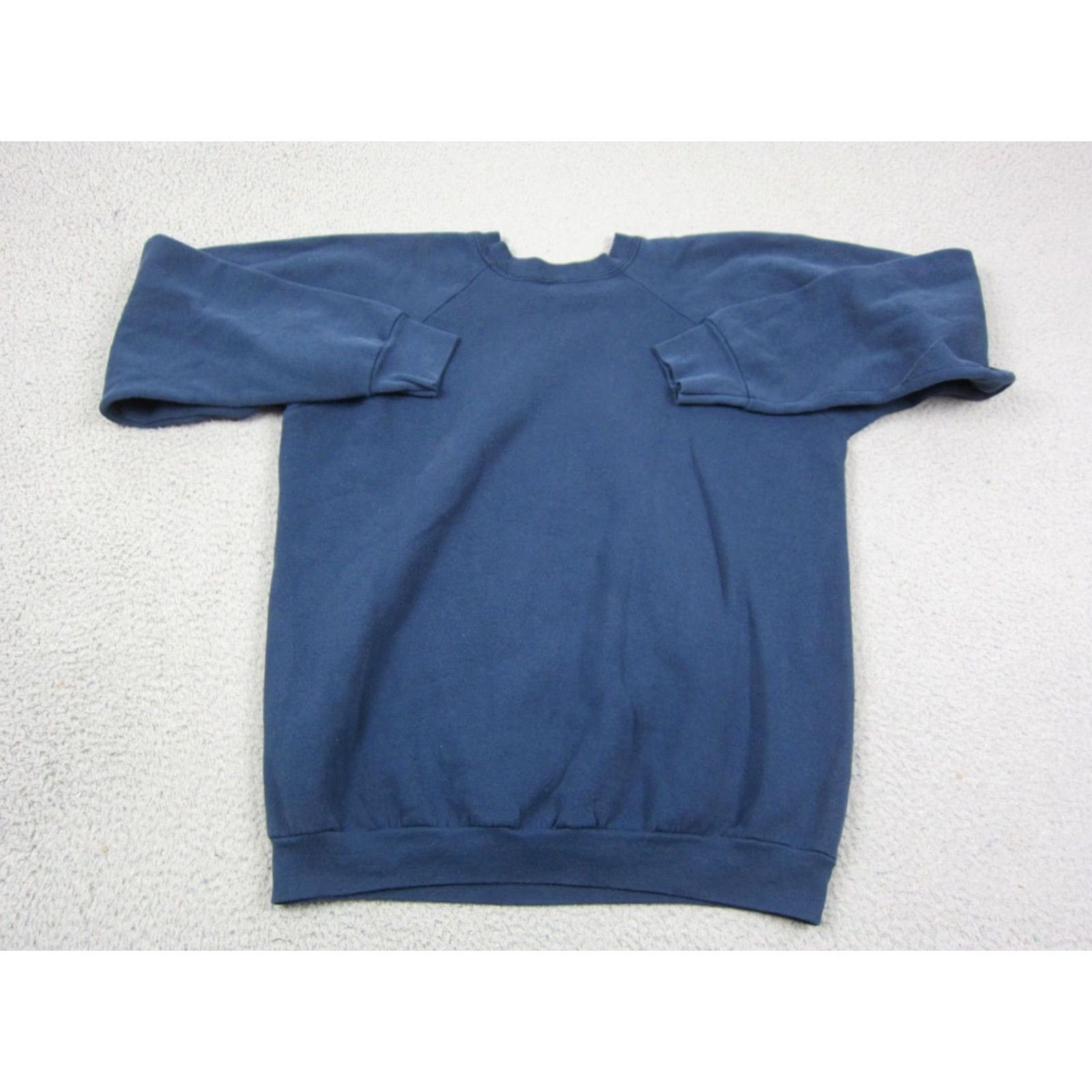 Fruit Of The Loom VINTAGE Fruit of the Loom Sweatshirt Mens XL Blue 80s 90s Cotton Polyester Fleece Crew Neck Pullover All Seasons USA Size US XL / EU 56 / 4 - 7 Thumbnail