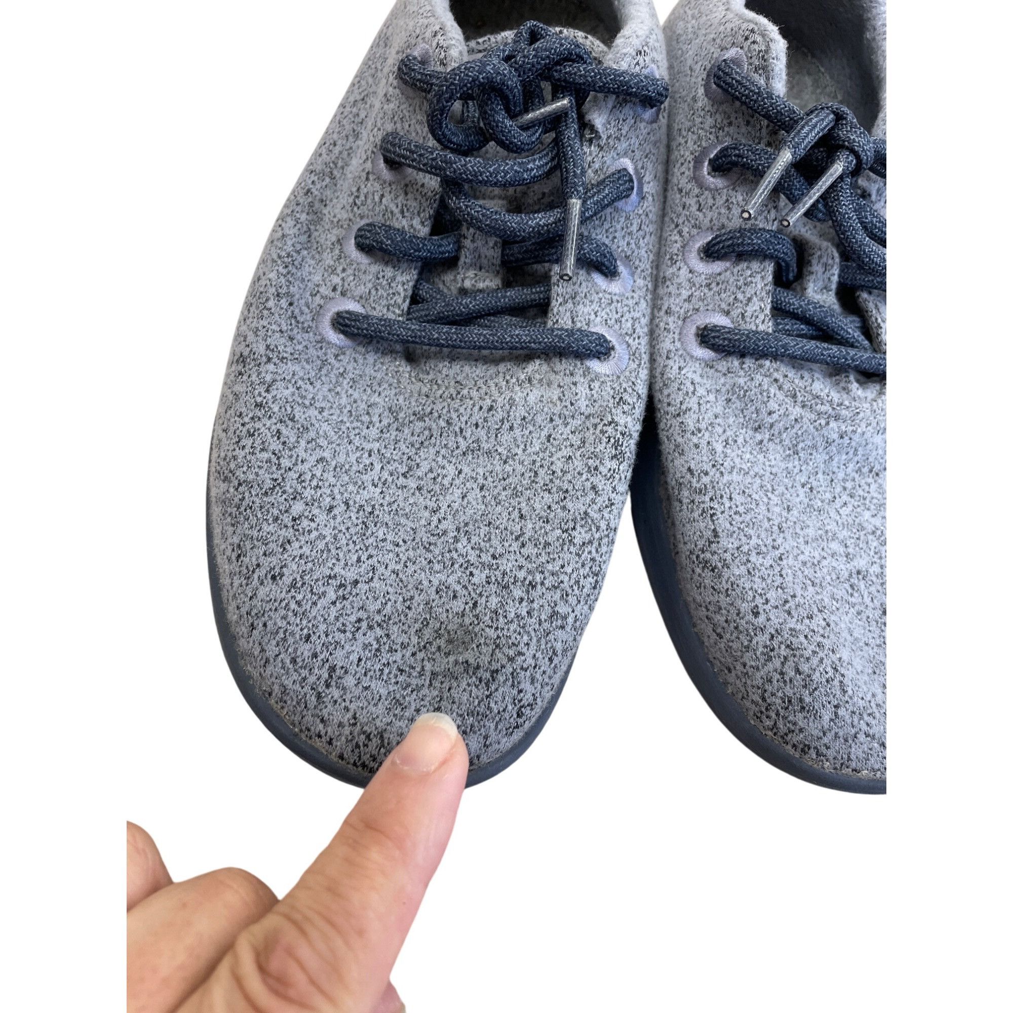 Allbirds Allbirds Mens Gray Wool Running Shoes Sneakers Size 9 SKU 84 Size US 9 / EU 42 - 6 Thumbnail
