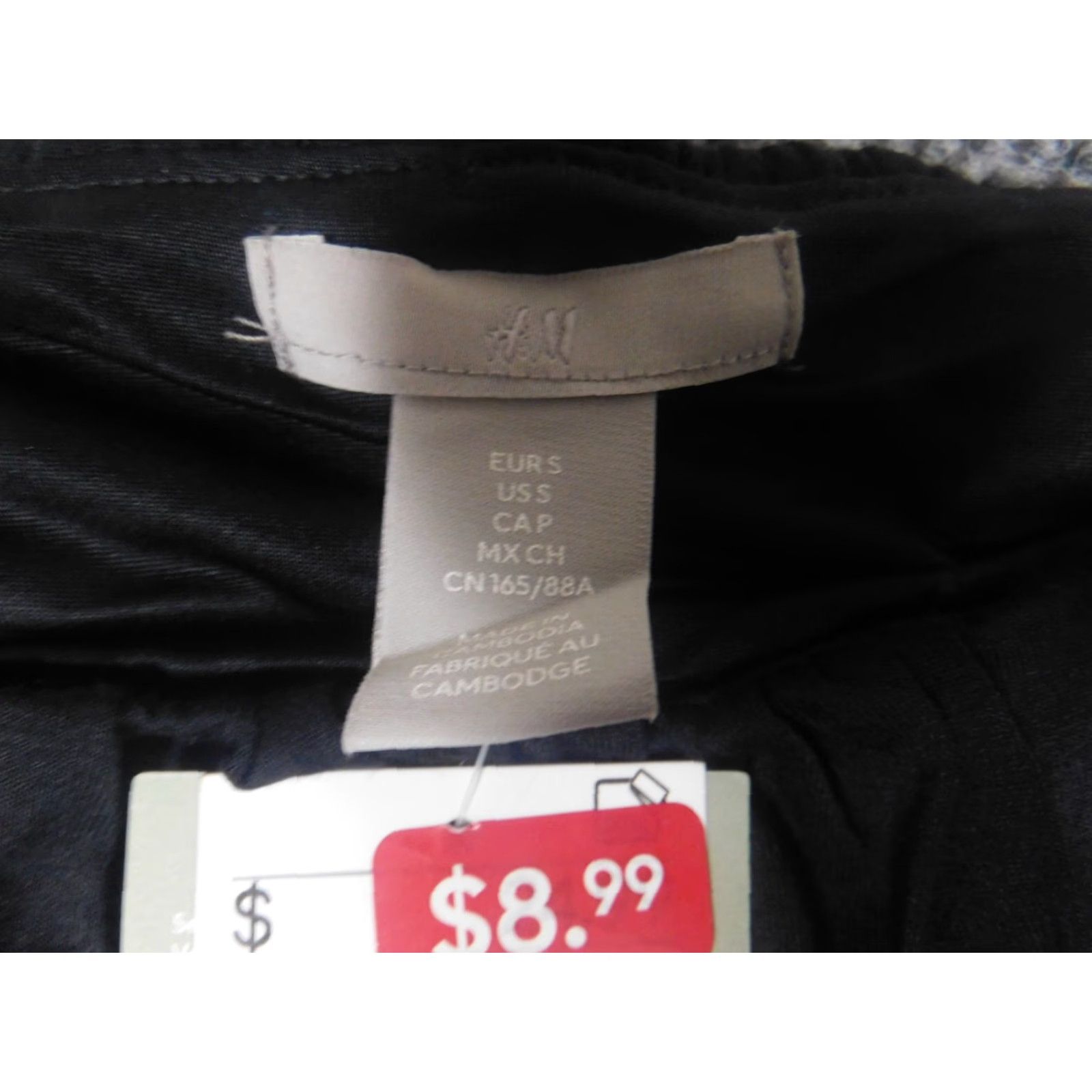 H&M H&M Blouse Women's S Black Collared Sleeveless Pullover Stretch Casual Shirt Size S / US 4 / IT 40 - 4 Thumbnail
