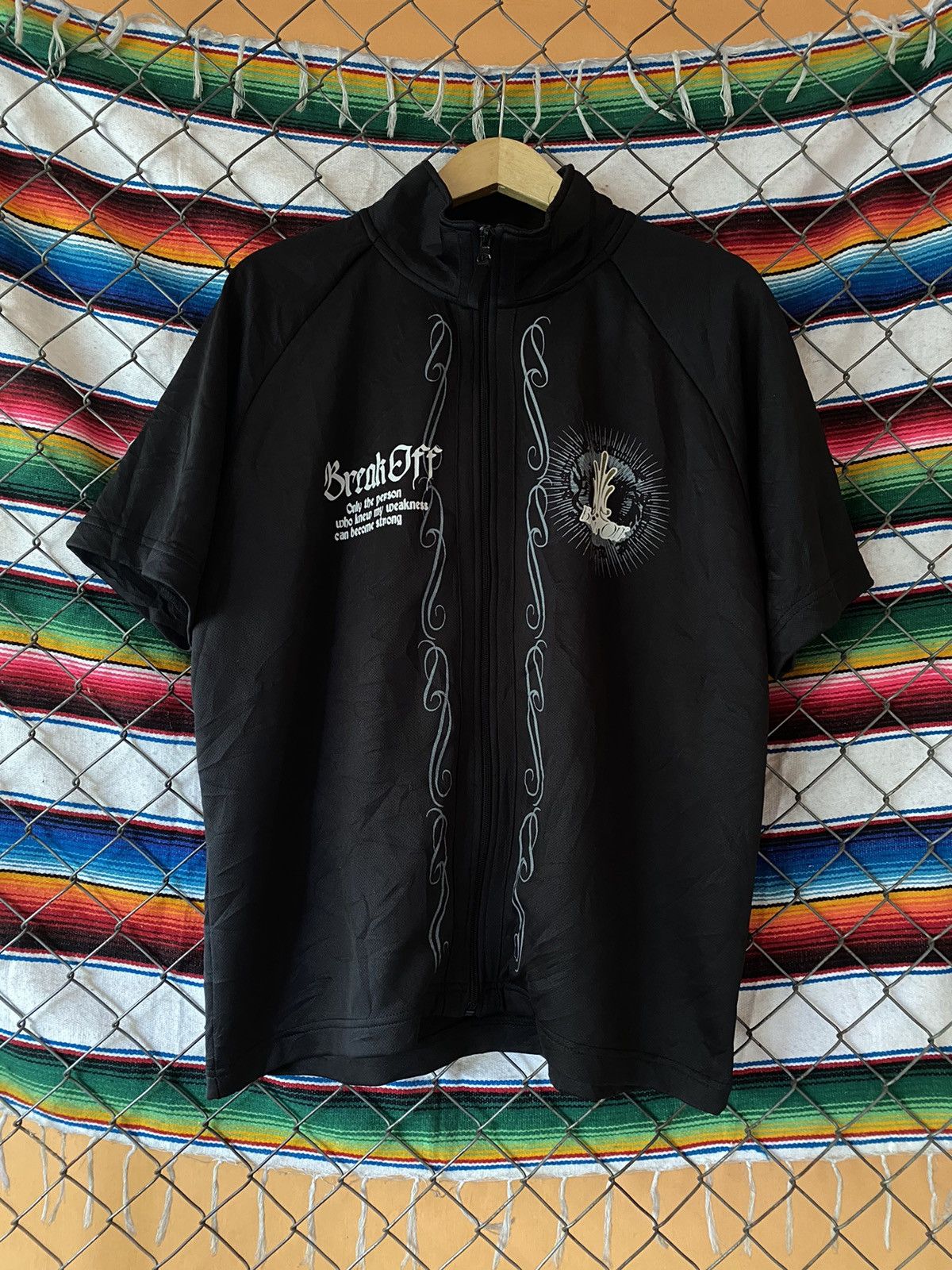 If Six Was Nine Break off Punk Harajuku style Shirt Zipper Size US L / EU 52-54 / 3 - 2 Thumbnail