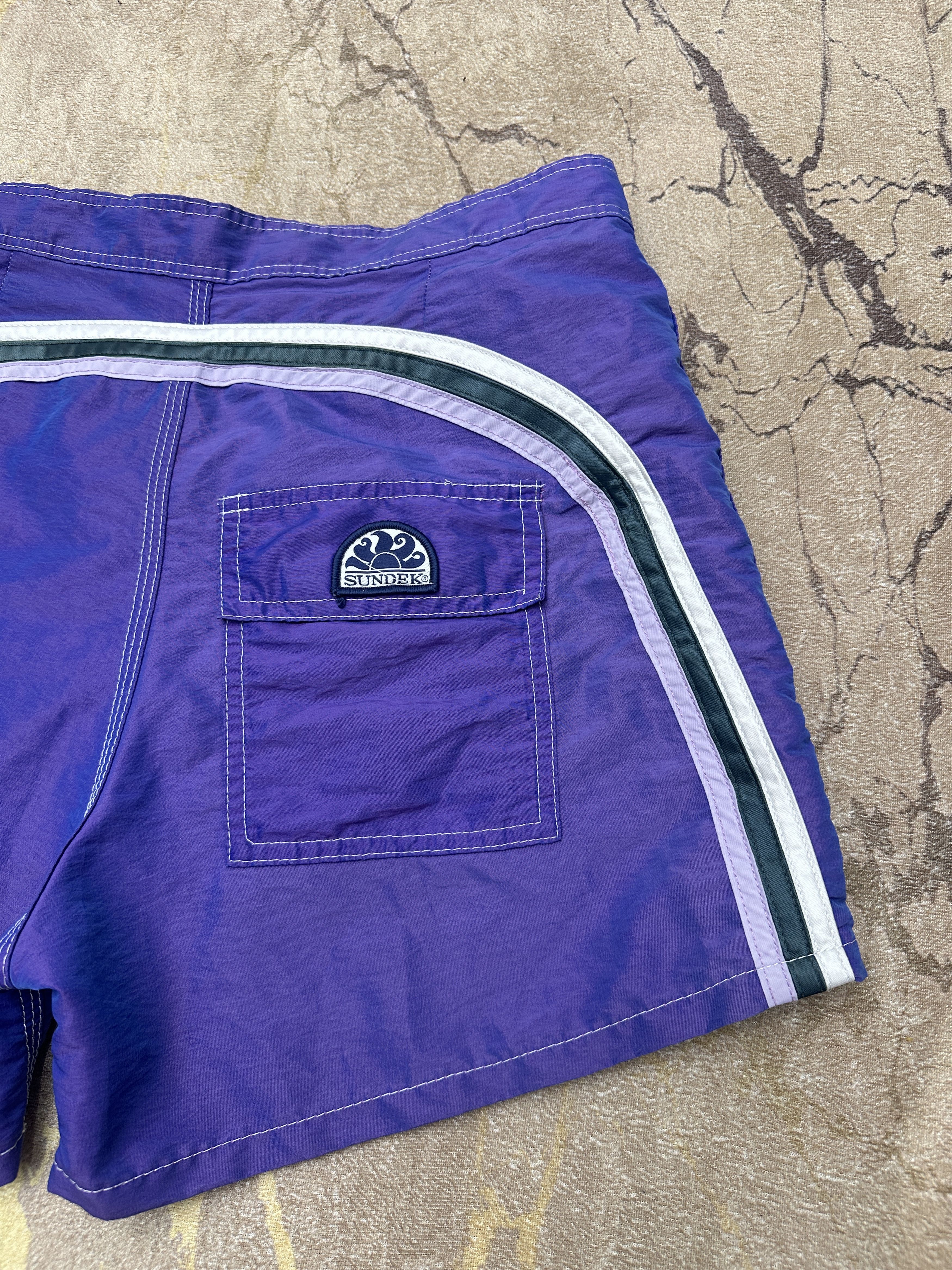 Sundek Sundek 31 Surf Beach Board Shorts Trunks BathSuit Size 31 S Size US 31 - 6 Thumbnail