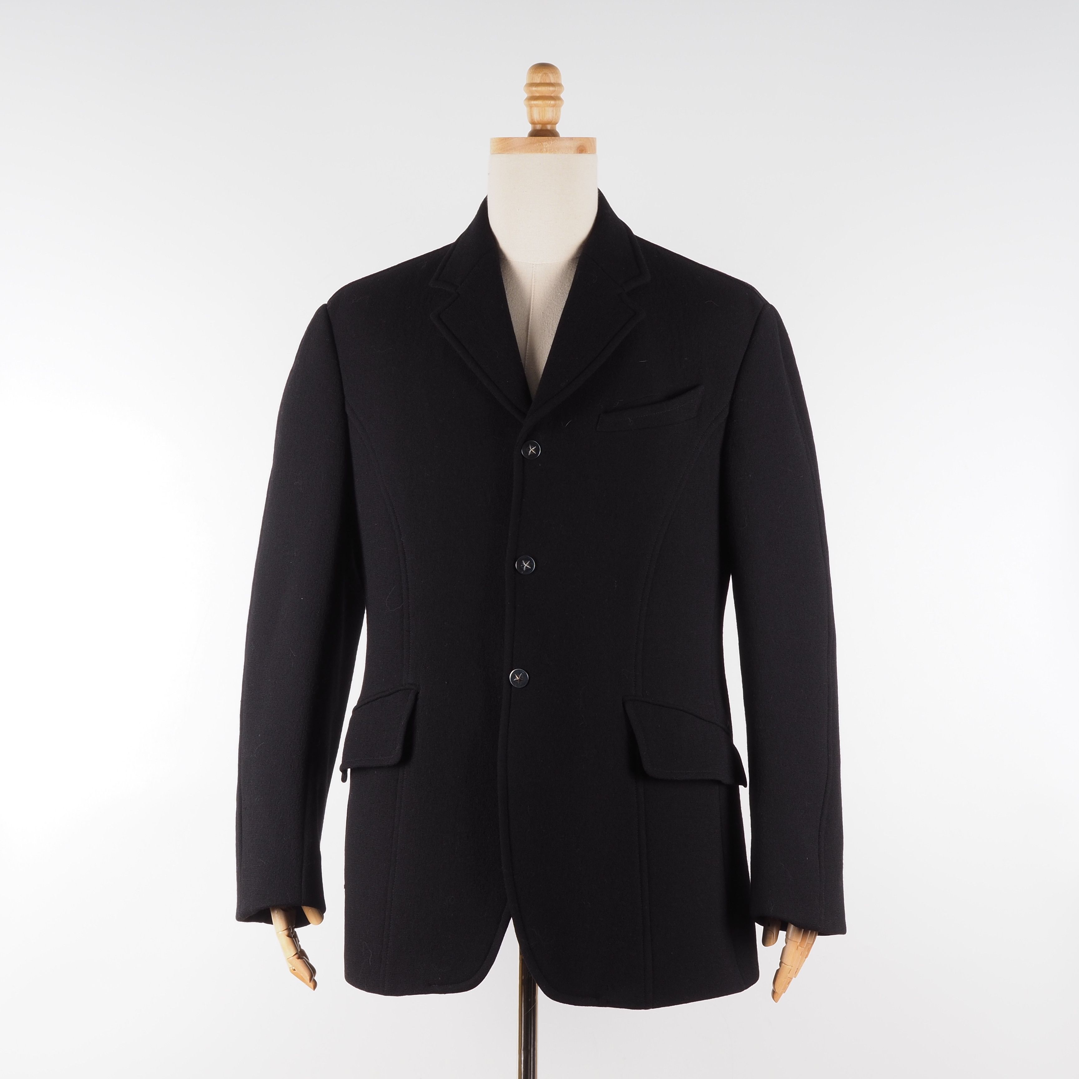 Thierry Mugler × Vintage Thierry Mugler Vintage Wool Black Sport Coat Blazer Jacket Size 40R - 1 Thumbnail