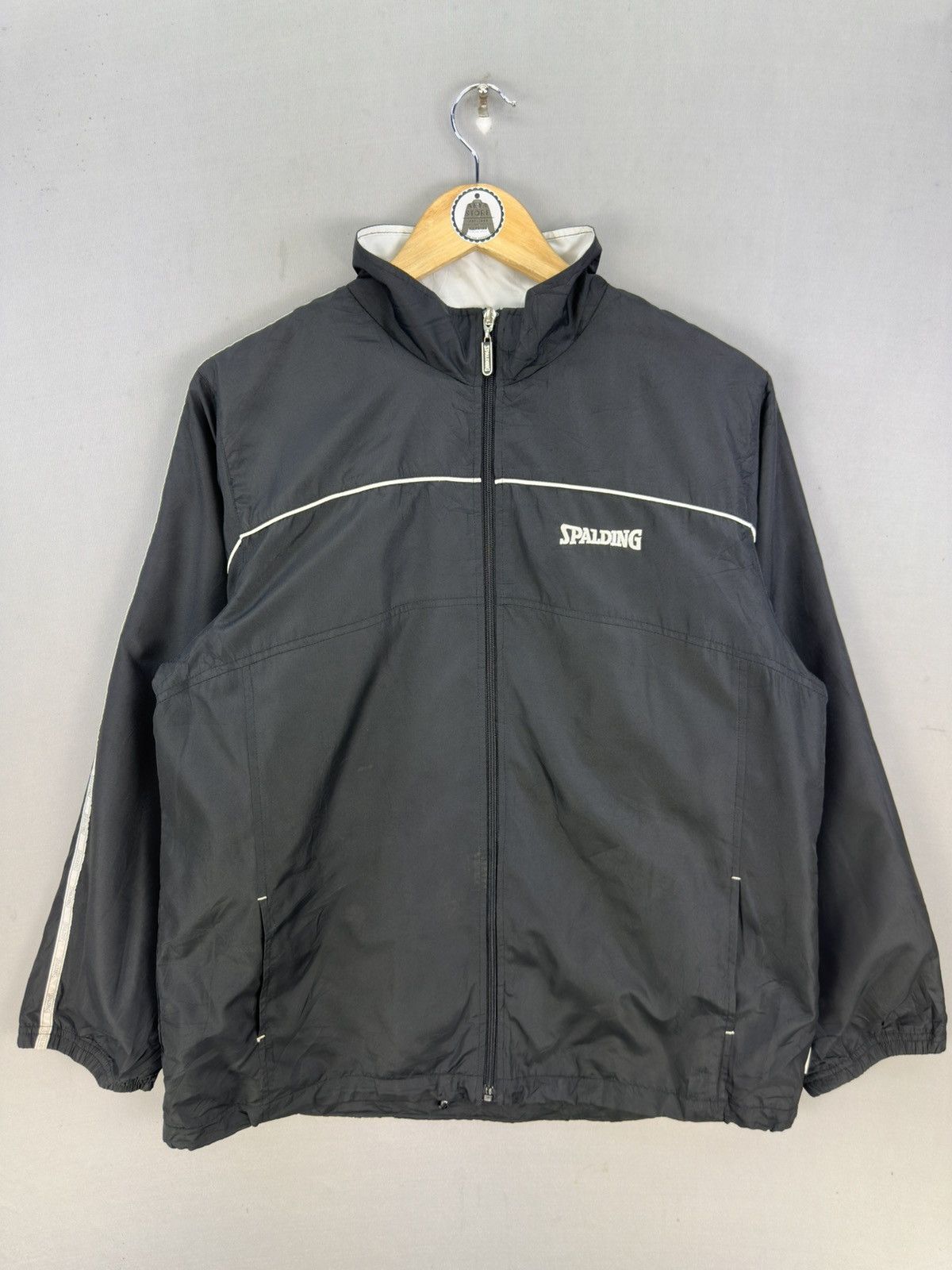 Spalding Spalding Embroidered Logo Windbreaker Jacket Size US L / EU 52-54 / 3 - 1 Thumbnail