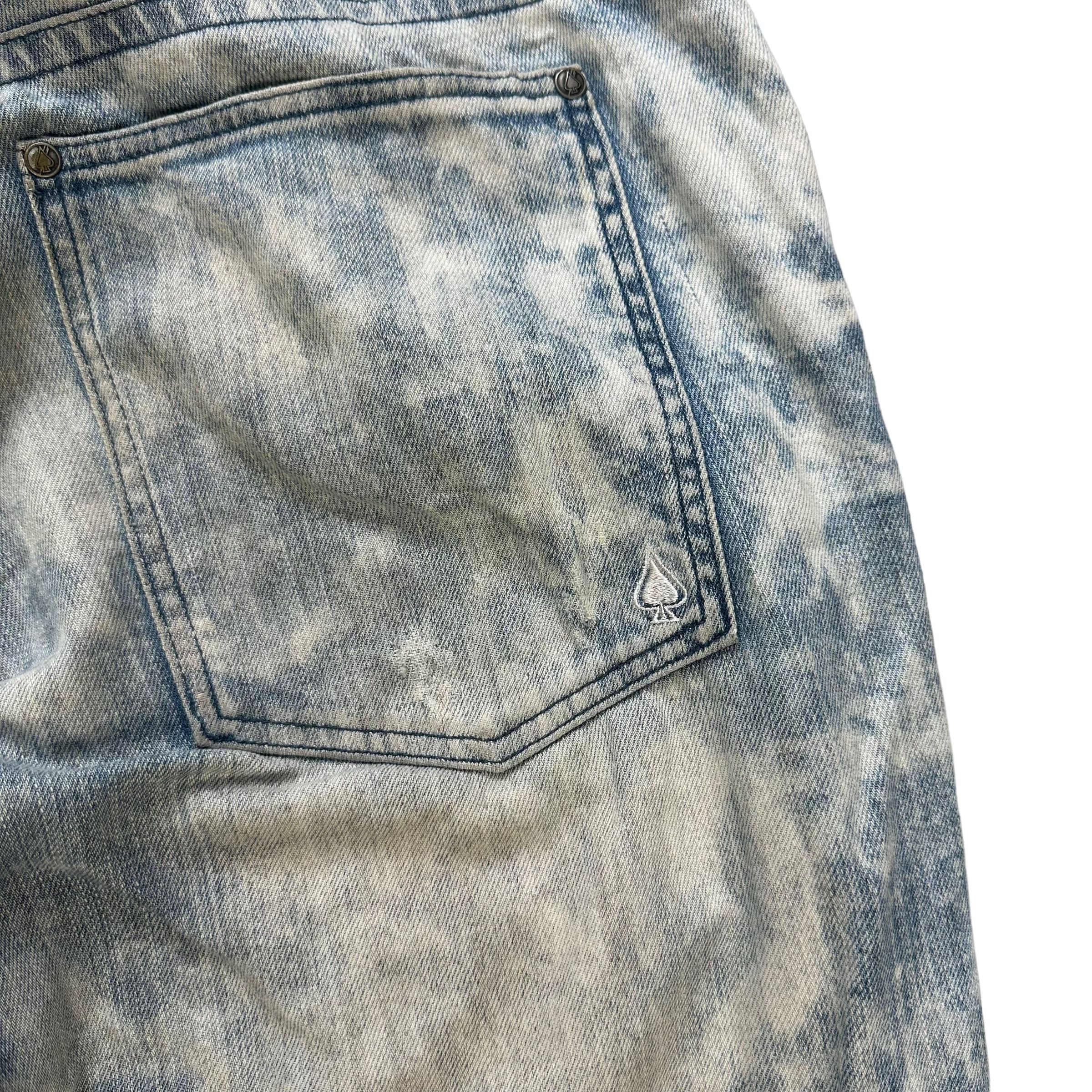 Japanese Brand MORE CORE DIVISION M.C.D WASHED DENIM PANTS #8508-012 Size US 37 - 16 Thumbnail