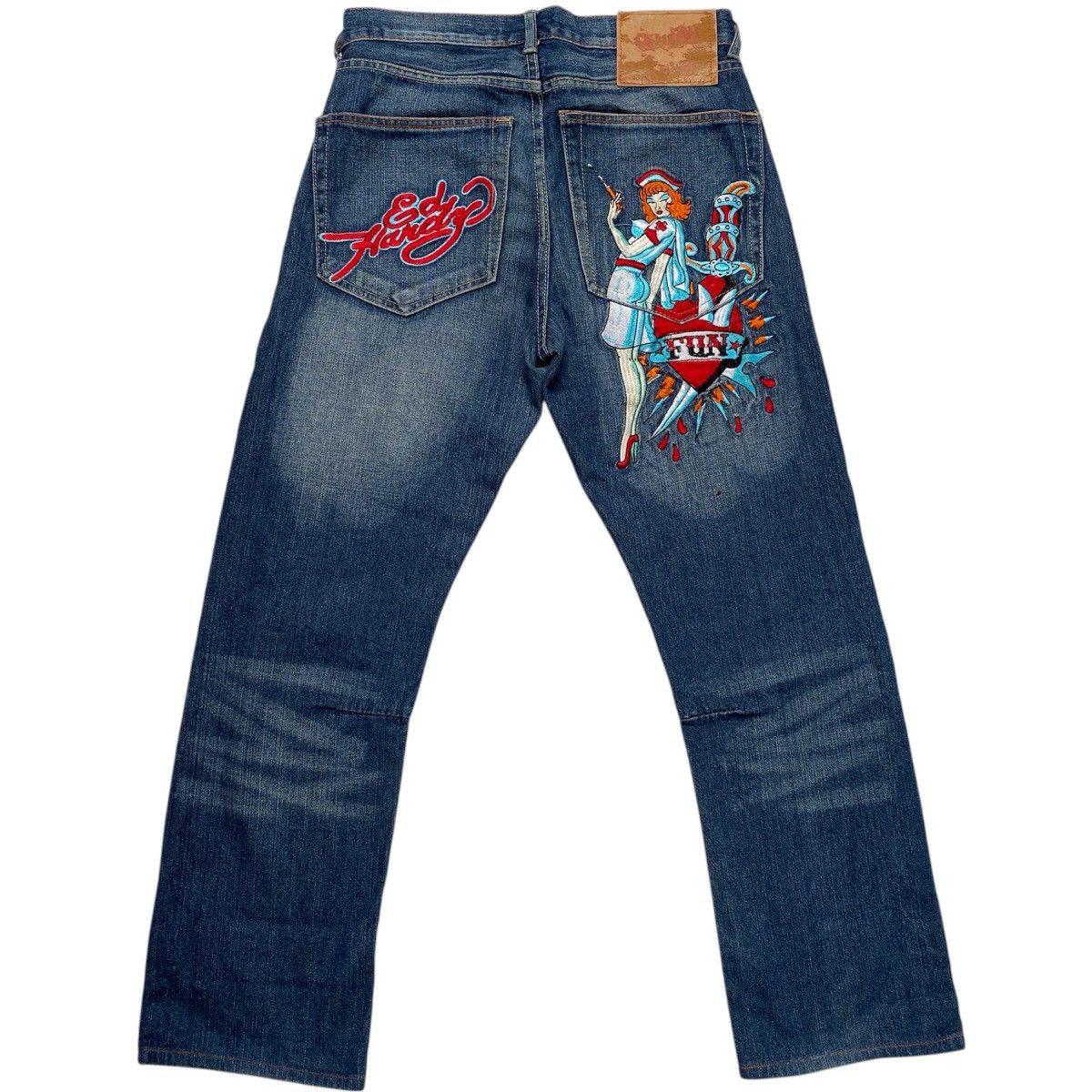 Ed hardy fun nurse jeans