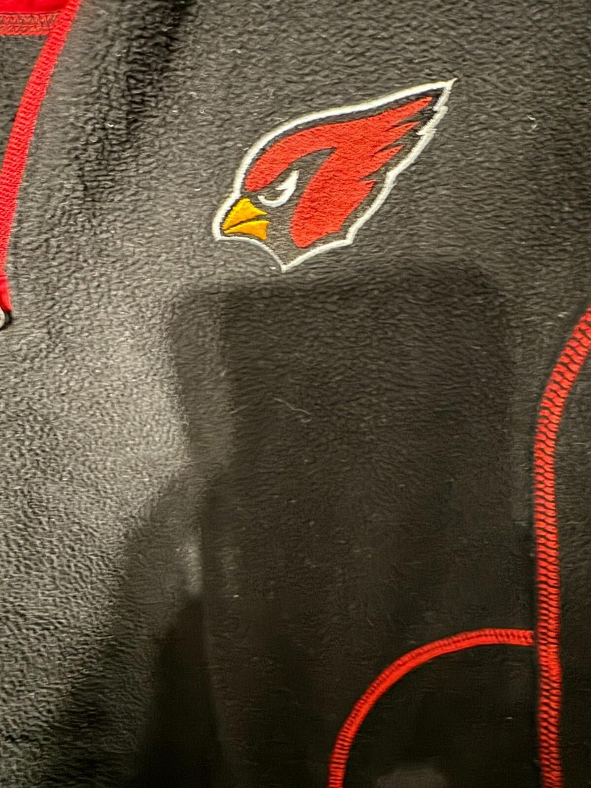 Antigua Arizona Cardinals Antigua 1/4 Zip Pullover M Jacket Black Size US M / EU 48-50 / 2 - 4 Thumbnail