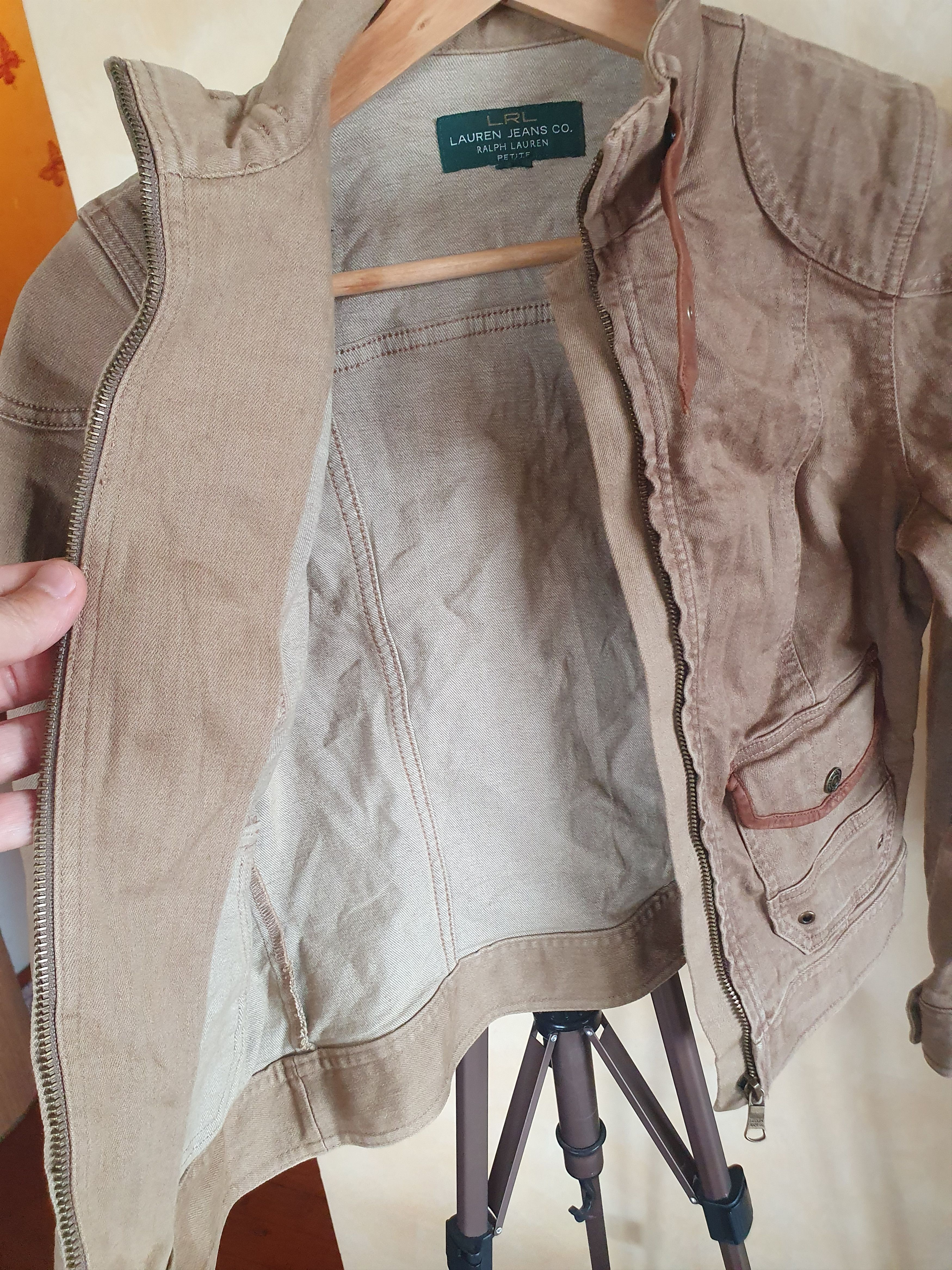 Polo Ralph Lauren Lauren Jeans Co. Ralph Lauren Canvas jacket Leather Trim S Size S / US 4 / IT 40 - 12 Thumbnail