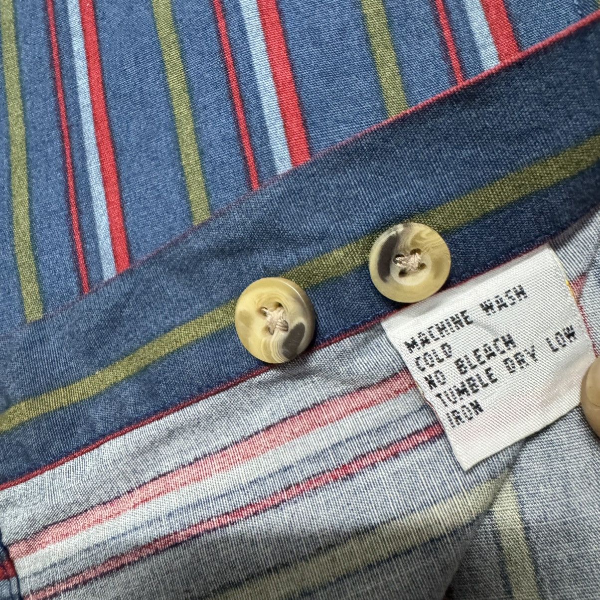 Christian Dior Monsieur Vintage Christian Dior Monsieur Striped Shirt Oversized Size US L / EU 52-54 / 3 - 20 Thumbnail