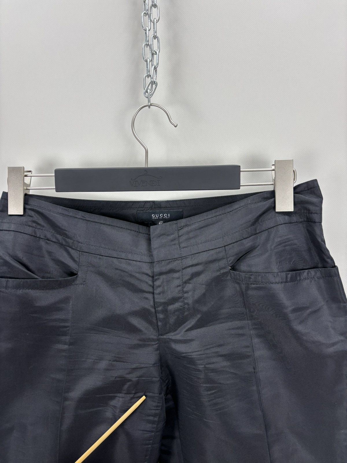 Gucci Womens pants Gucci Size 42 Color Black Size 28" / US 6 / IT 42 - 5 Thumbnail