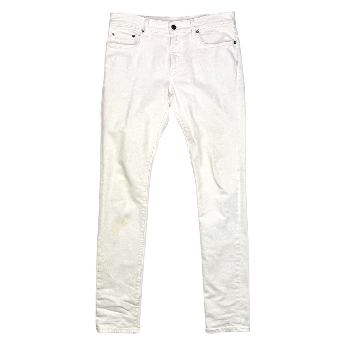 Saint Laurent Paris SAINT LAURENT PARIS SS17 WHITE D02 DENIM Size US 31 - 2 Thumbnail