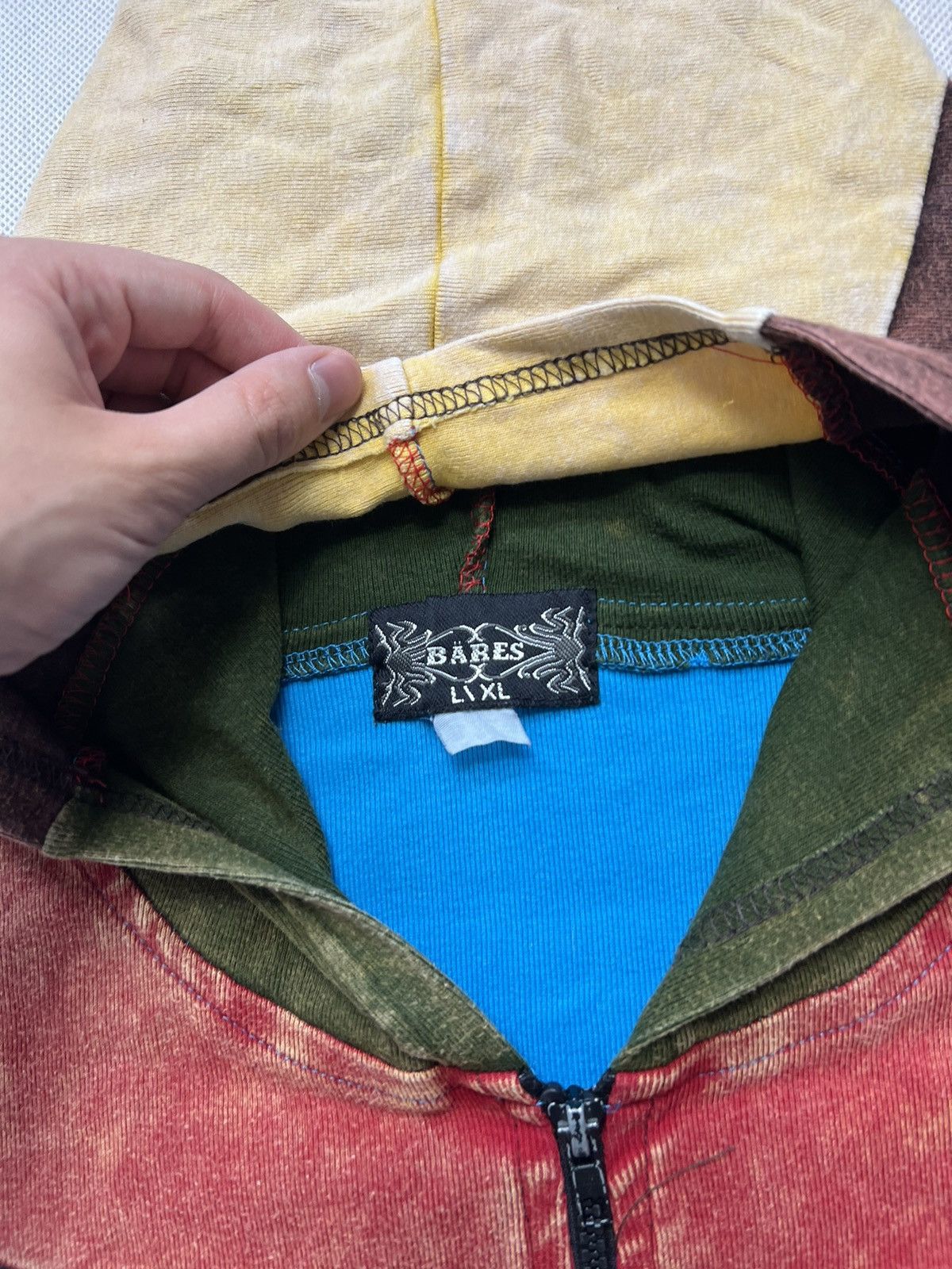 Vintage Hoodie Bares patchwork y2k vintage 90’s zipped rare Size L / US 10 / IT 46 - 3 Thumbnail
