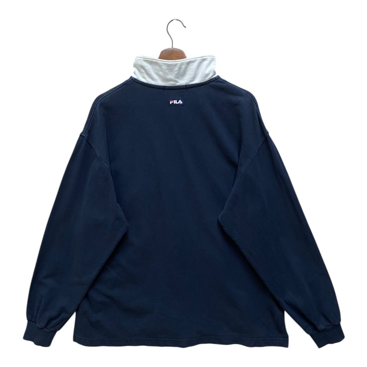 Fila Fila Quarter Zip Pullover Colorblock Sweatshirt Size XL Size US XL / EU 56 / 4 - 5 Thumbnail