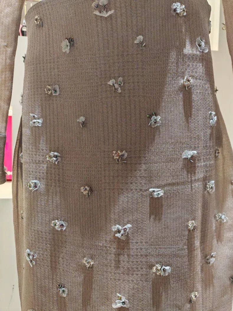 Fendi Fendi Rhinestone flower decoration nylon knitted two-piece Size S / US 4 / IT 40 - 6 Thumbnail