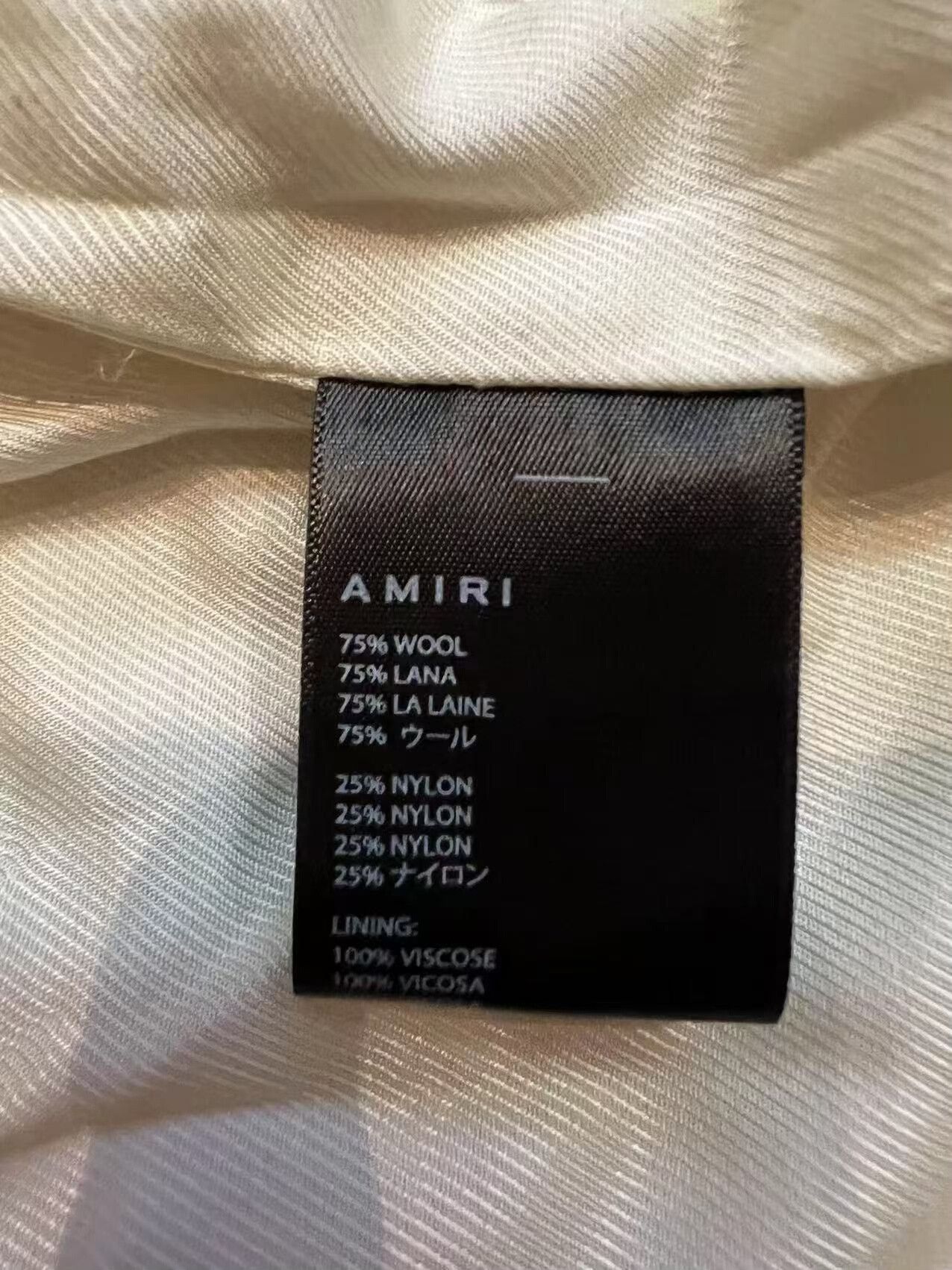 Amiri amiri men's long elegant coat size 46 Size US S / EU 44-46 / 1 - 5 Thumbnail