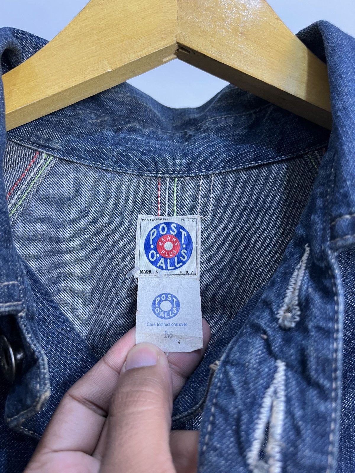 Beams Plus Post O’alls x Beams plus Denim Jacket Size US L / EU 52-54 / 3 - 4 Thumbnail