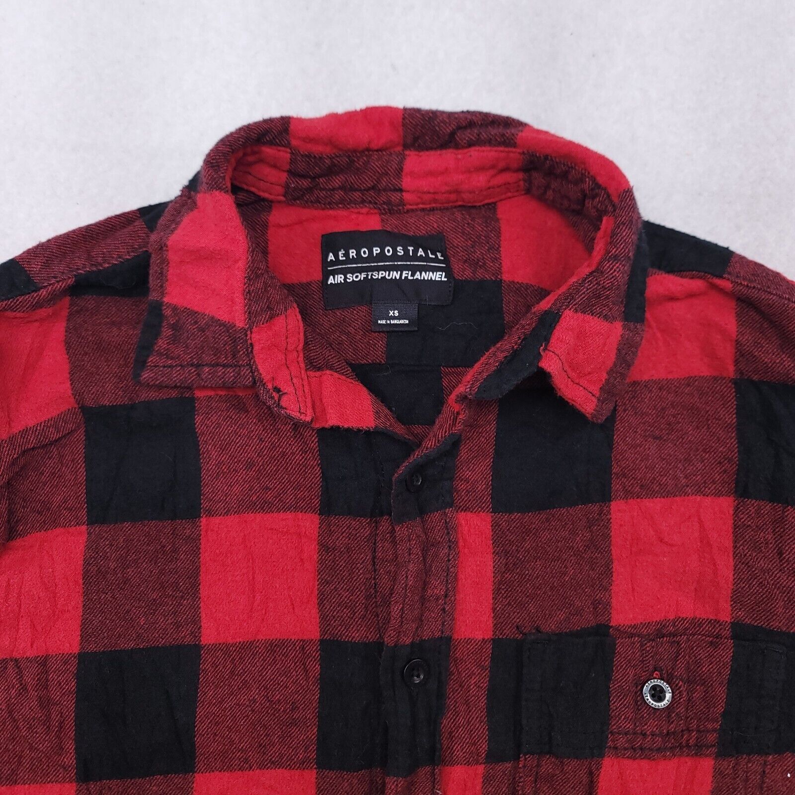 Aeropostale Aeropostale Buffalo Check Flannel Shirt Womens Size XS Red Size XS / US 0-2 / IT 36-38 - 1 Thumbnail
