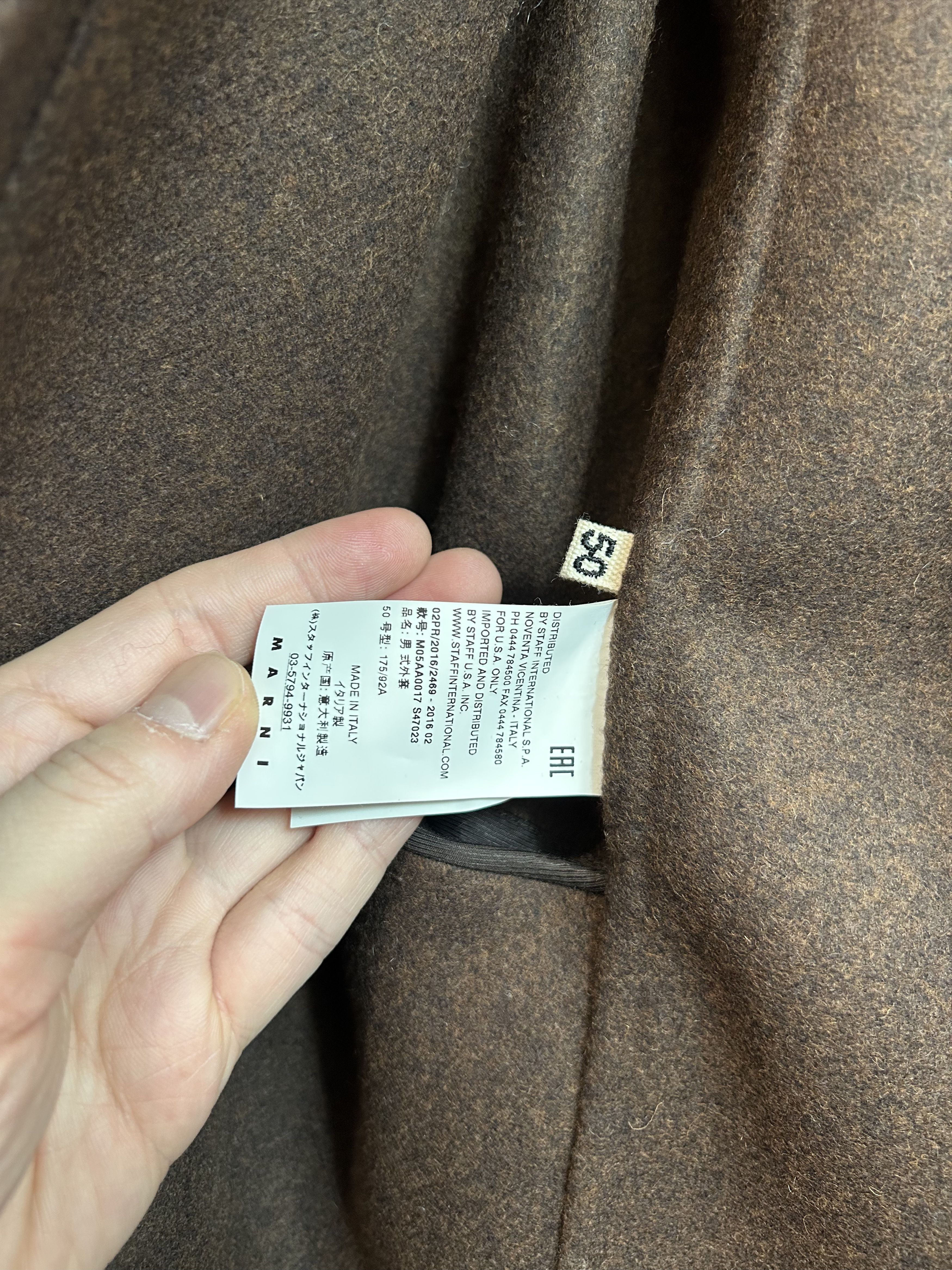 Marni MARNI Collarless Wrap Coat Size US M / EU 48-50 / 2 - 11 Thumbnail