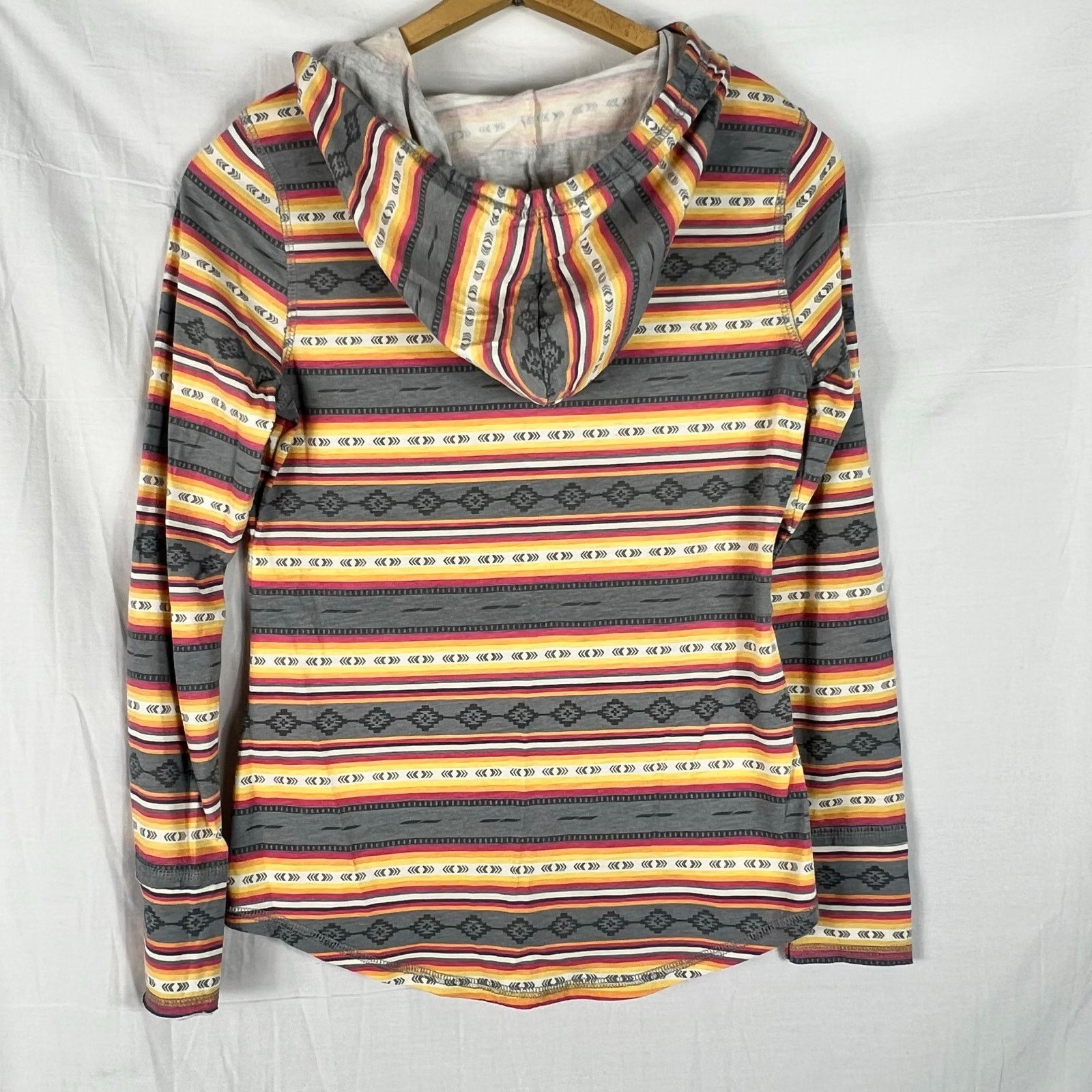 Panhandle Slim Panhandle Western Hoodie XS Gray Orange Southwestern Size XS / US 0-2 / IT 36-38 - 7 Thumbnail
