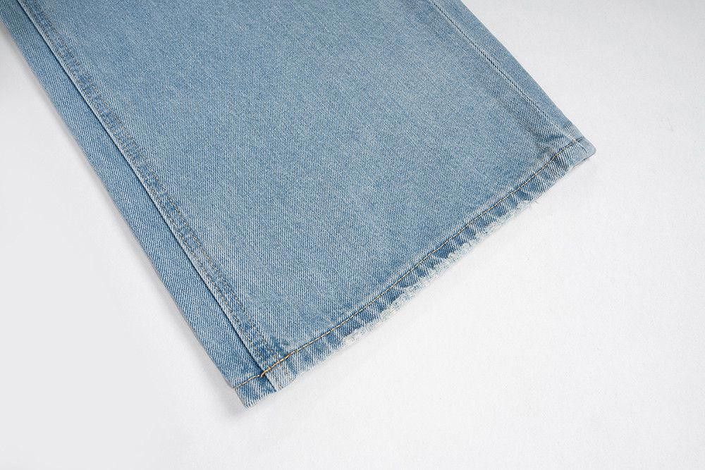 Vintage Distressed Flared Blue Denim Jeans Size US 30 / EU 46 - 8 Thumbnail