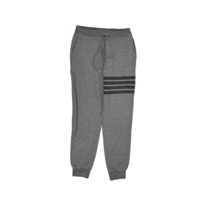 Thom Browne Thom Browne Gray Stripe Knit Sports Pants -2507 Size US 26 / EU 42 - 8 Thumbnail