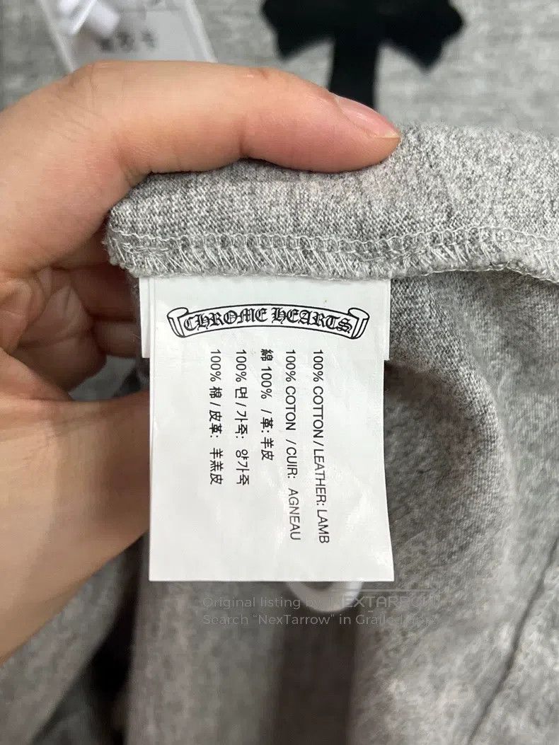 Chrome Hearts CHROME HEARTS Size S Black and gray leather long sleeves Size US S / EU 44-46 / 1 - 6 Thumbnail