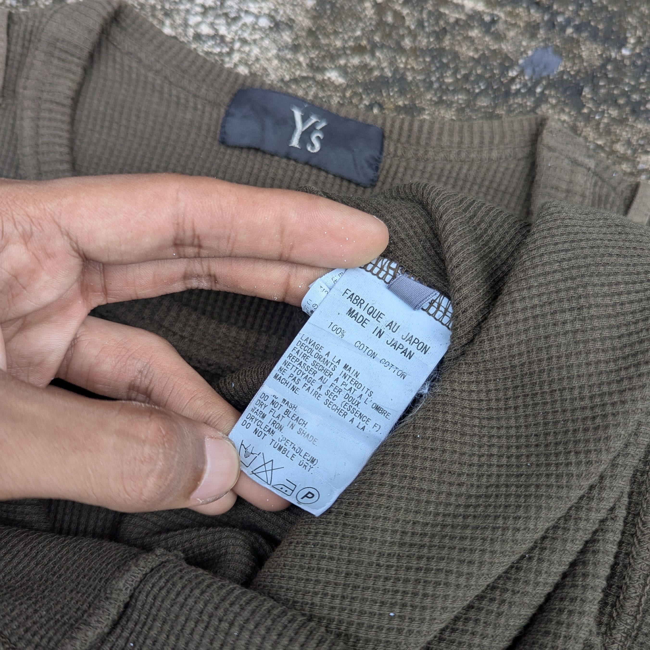 Yohji Yamamoto Yohji Yamamoto sweater vintage 90 s waffle long sleeve Size US M / EU 48-50 / 2 - 4 Thumbnail