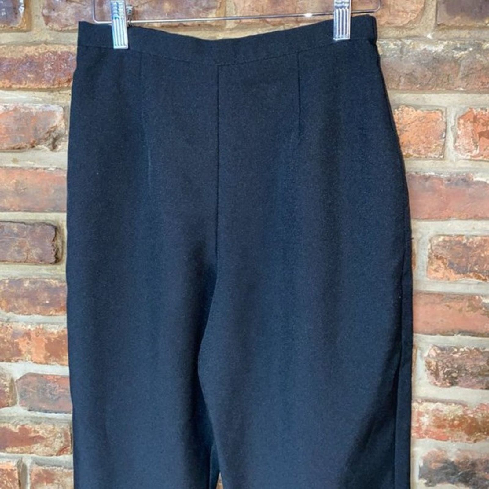 Other Solid Black Straight Leg Dress Pants Chinos Women's Size 6* Size 28" / US 6 / IT 42 - 3 Thumbnail