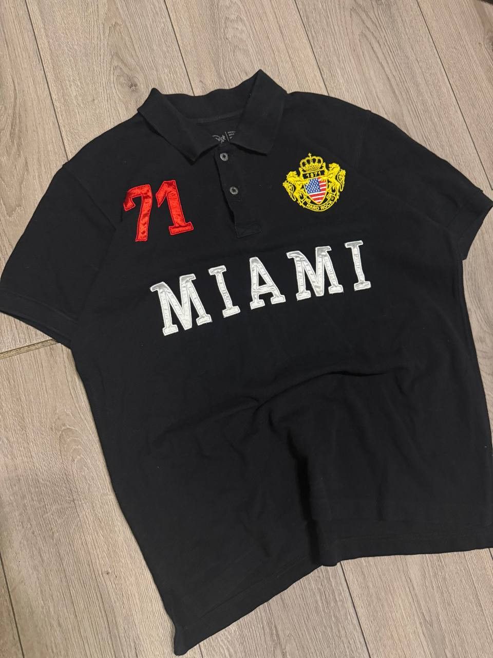 Hard Rock Cafe Hard Rock Cafe polo t-shirt Miami Black Size M Size US M / EU 48-50 / 2 - 1 Thumbnail