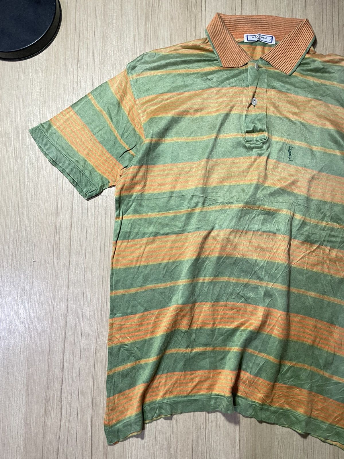 Vintage × Yves Saint Laurent VINTAGE YVES SAINT LAURENT POLO TEE Size US L / EU 52-54 / 3 - 3 Thumbnail