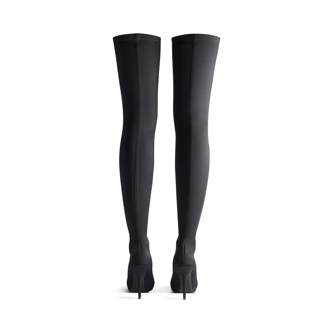 Balenciaga o1w1db10526 Knife Over-The-Knee Boots in Black Size US 6 / IT 36 - 4 Thumbnail