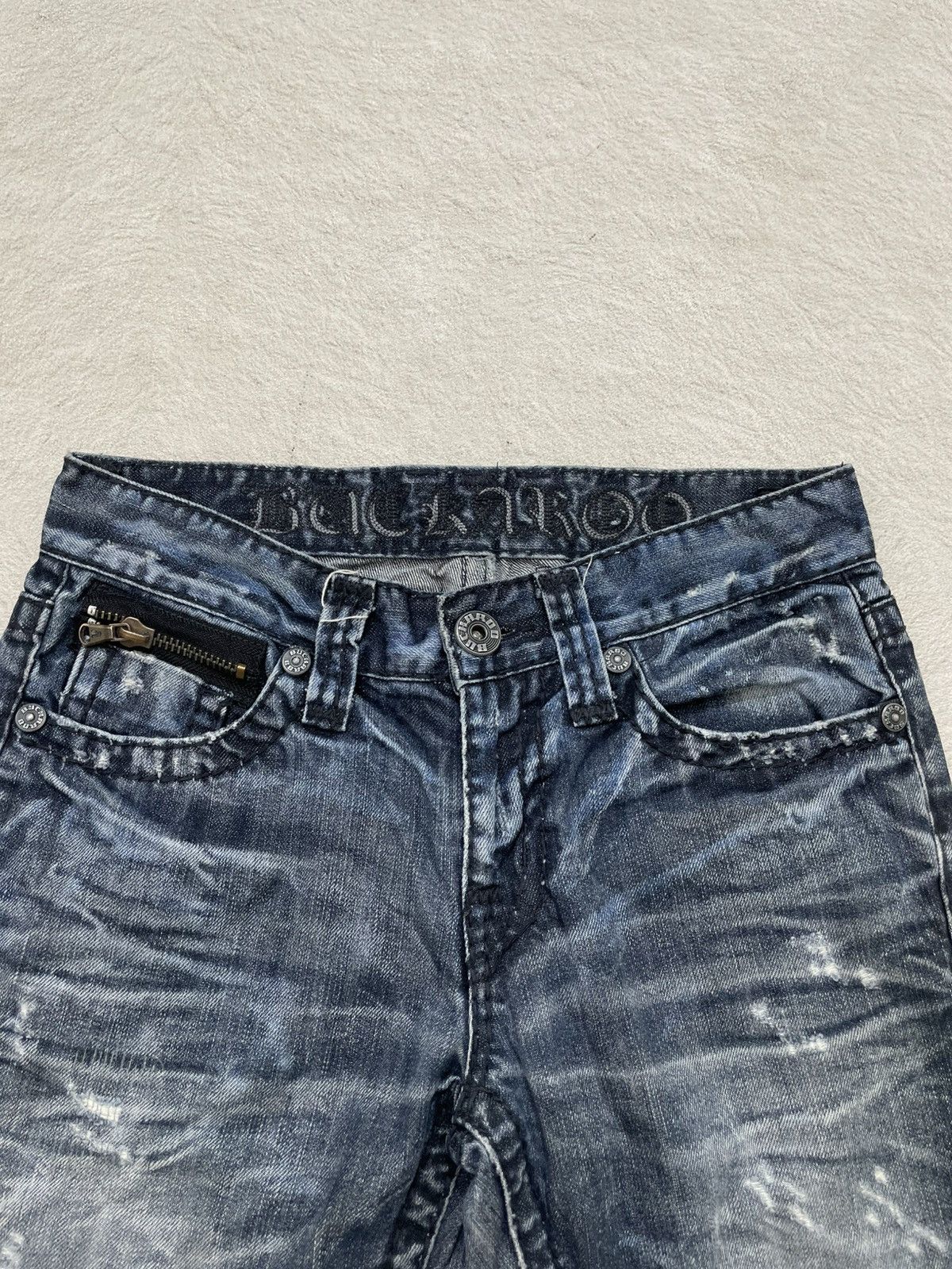 Undercover 2000s Kapital Heavy Distressed Wash Jeans Y2K Ifsix LGB Y’s Size 28" / US 6 / IT 42 - 3 Thumbnail