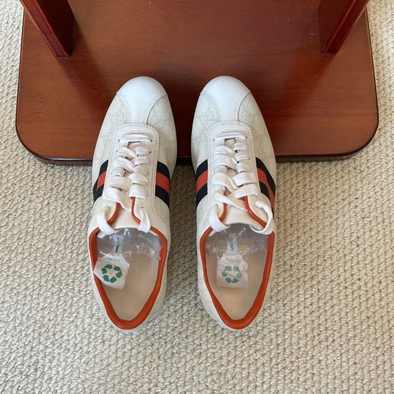 Gucci Gucci Monogram Lace-Up Fashion Sneakers Size US 5.5 / EU 38 - 6 Thumbnail
