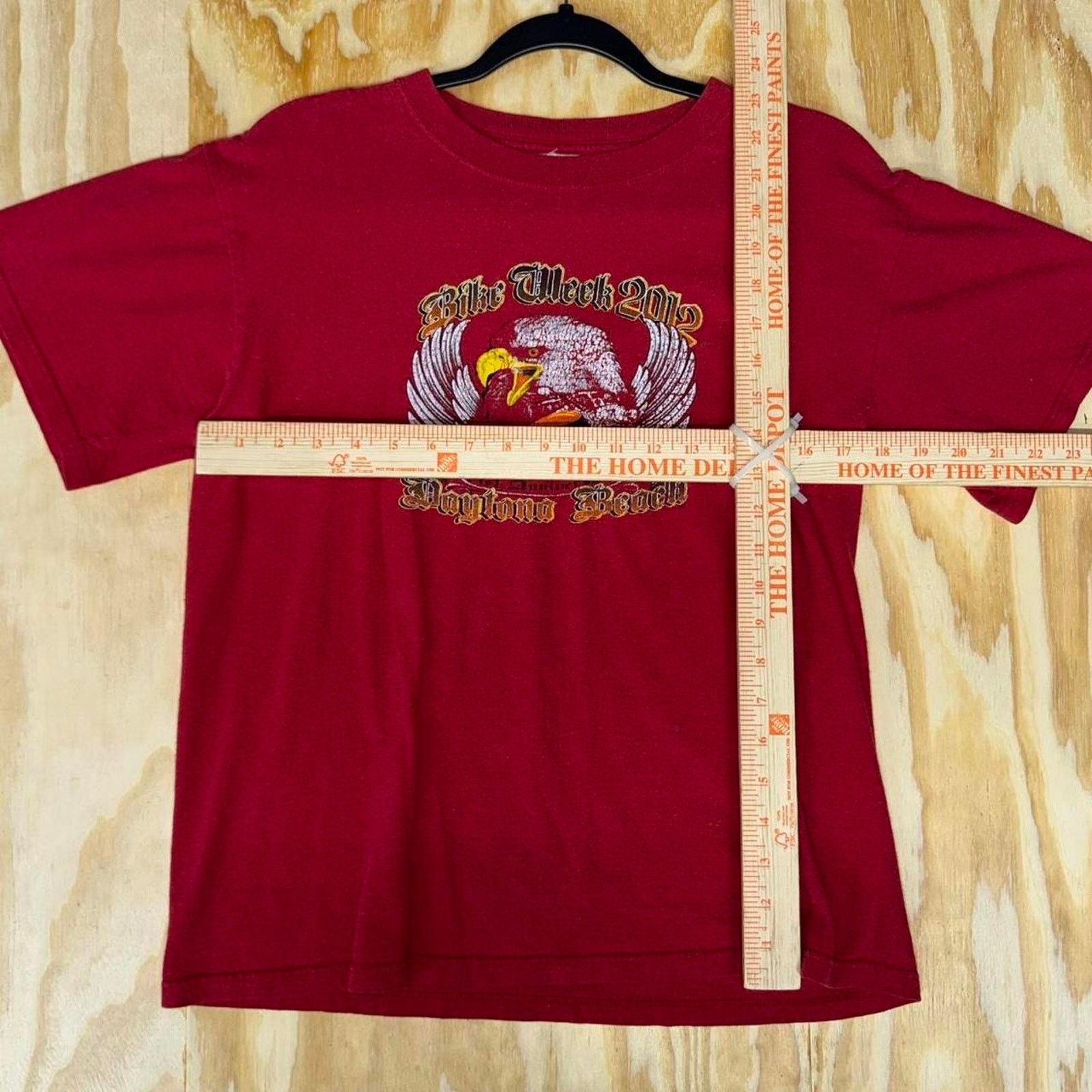 Harley Davidson Vintage y2k daytona beach motorcycle eagle 2012 t-shirt Size US M / EU 48-50 / 2 - 2 Thumbnail
