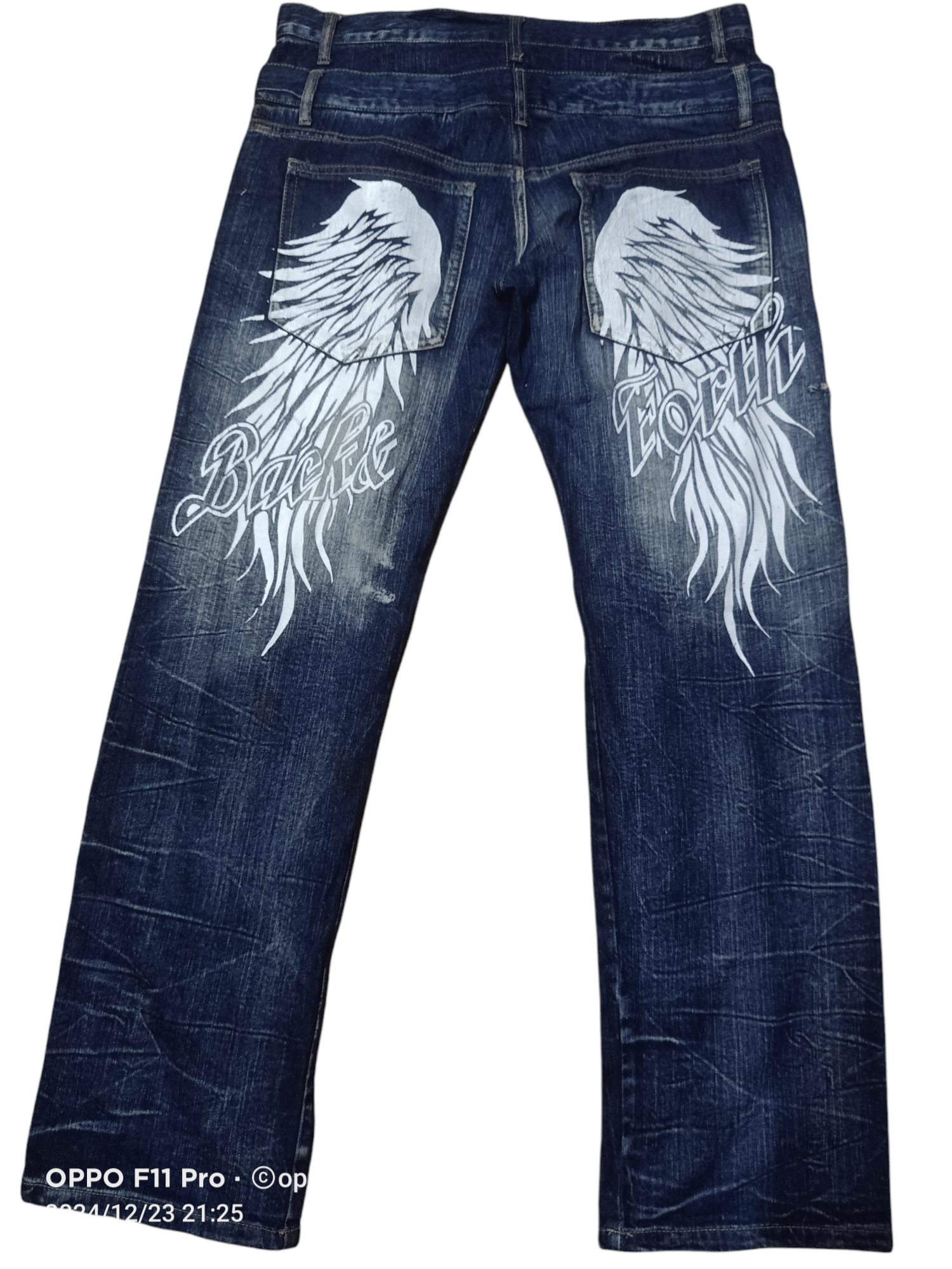 If Six Was Nine × Japanese Brand × Vintage Back Forth Denim Double Waist Japan Loose Denim Size US 36 / EU 52 - 1 Thumbnail