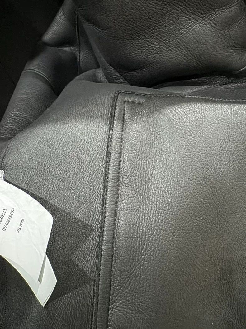 Loewe LOEWE A black coat with fur and hair Size US M / EU 48-50 / 2 - 5 Thumbnail