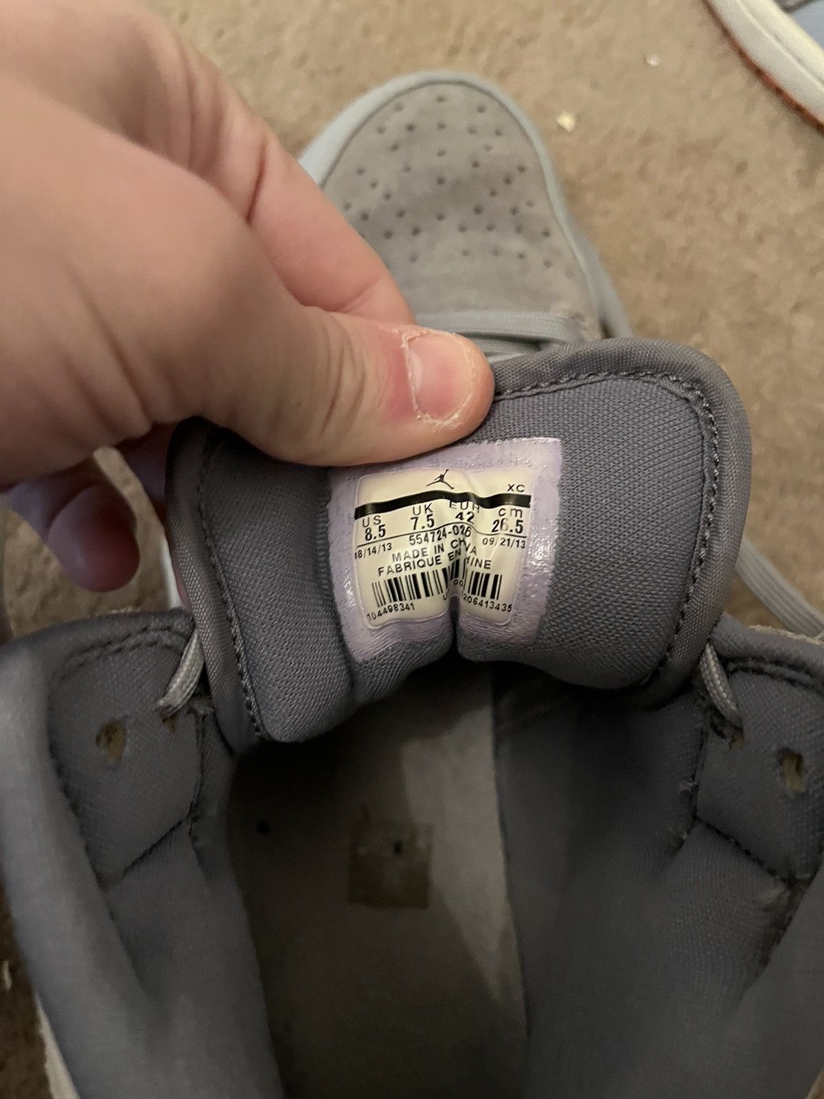 Jordan Brand Jordan 1 Size US 8.5 / EU 41-42 - 6 Thumbnail