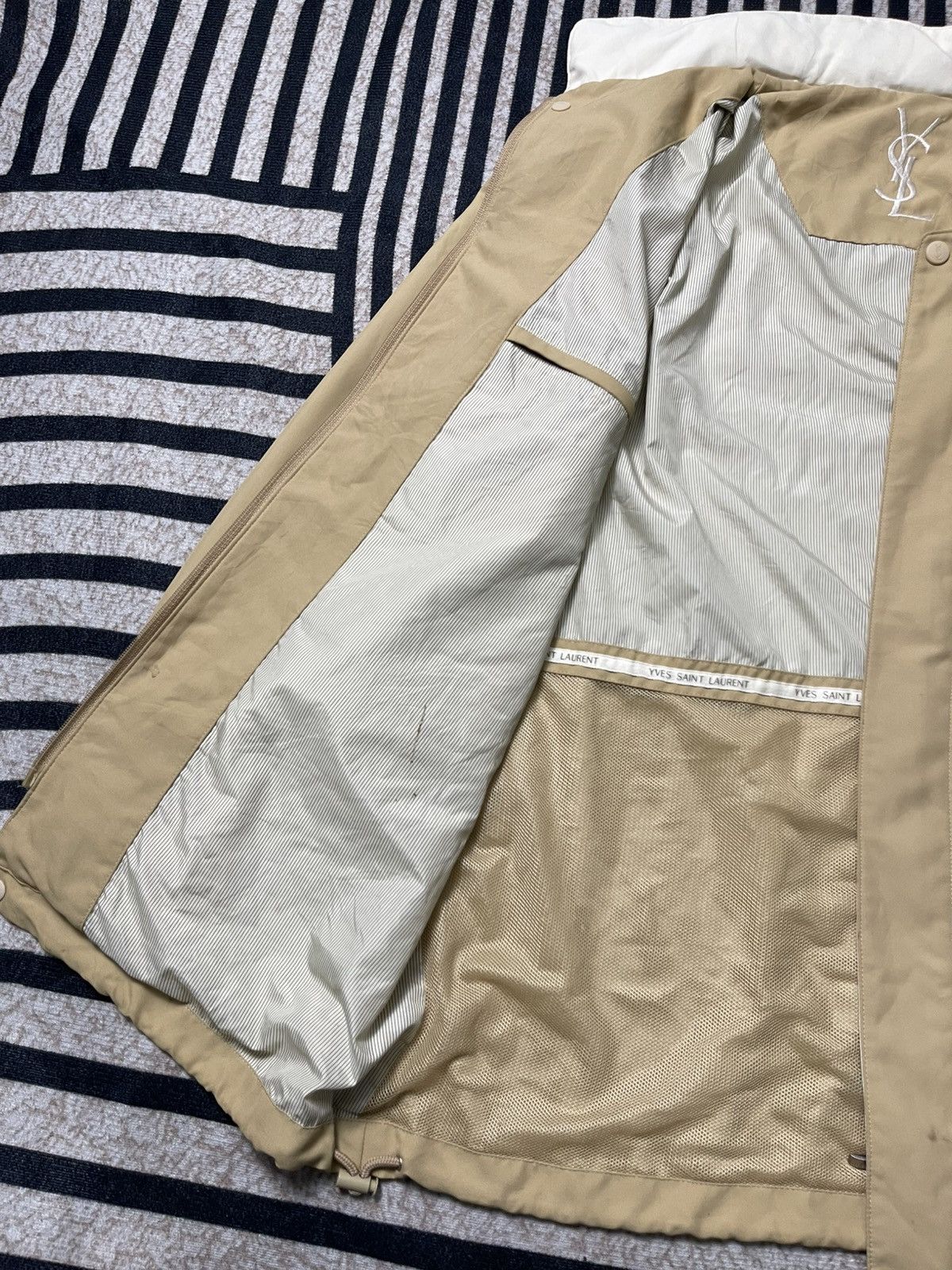 Yves Saint Laurent 90s YVES SAINT LAURENT POUR HOMME ZIP UP JACKET RARE Size US L / EU 52-54 / 3 - 11 Thumbnail