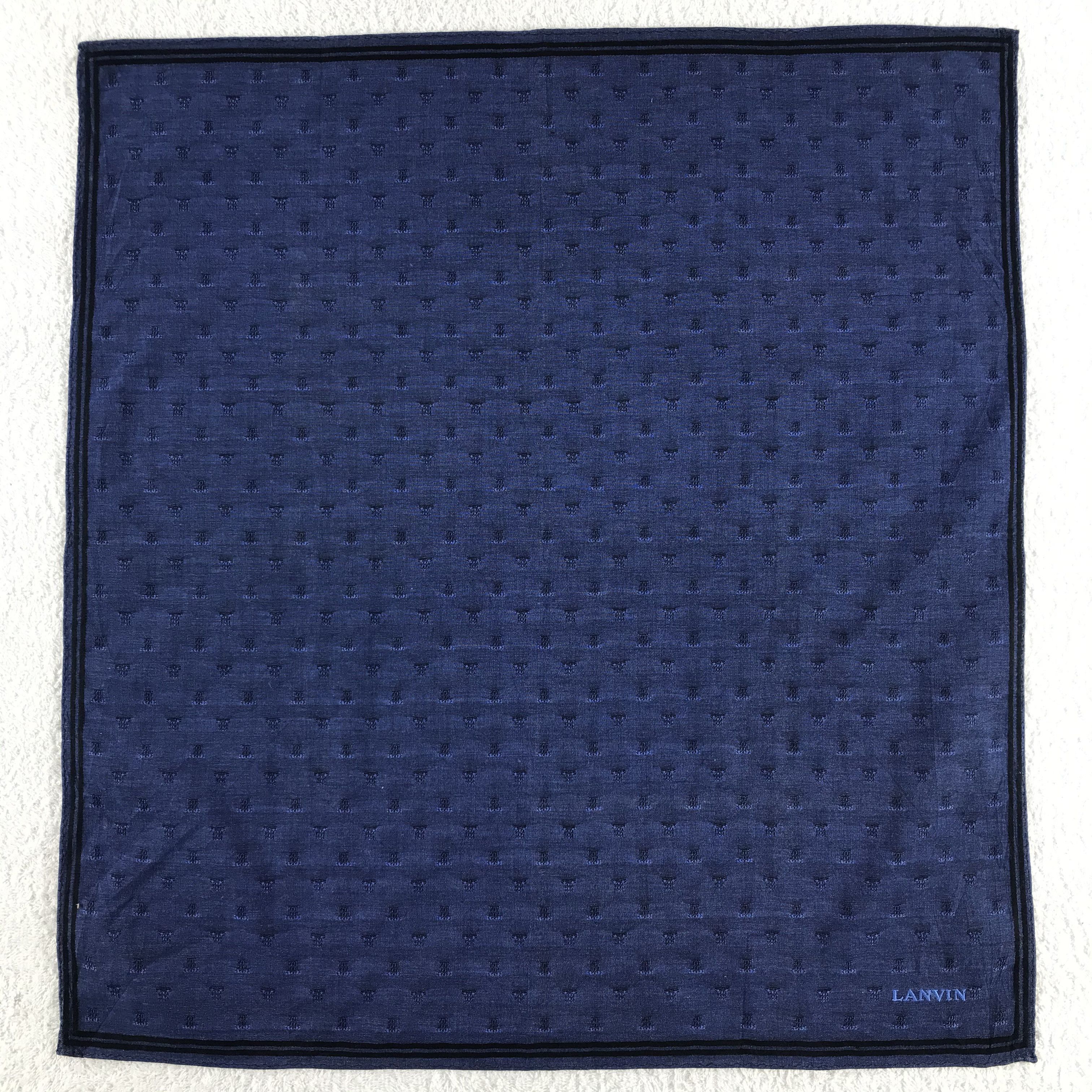 Lanvin × Vintage Lanvin Bandana / Handkerchief / Neckerchief - S291 Size ONE SIZE - 1 Thumbnail