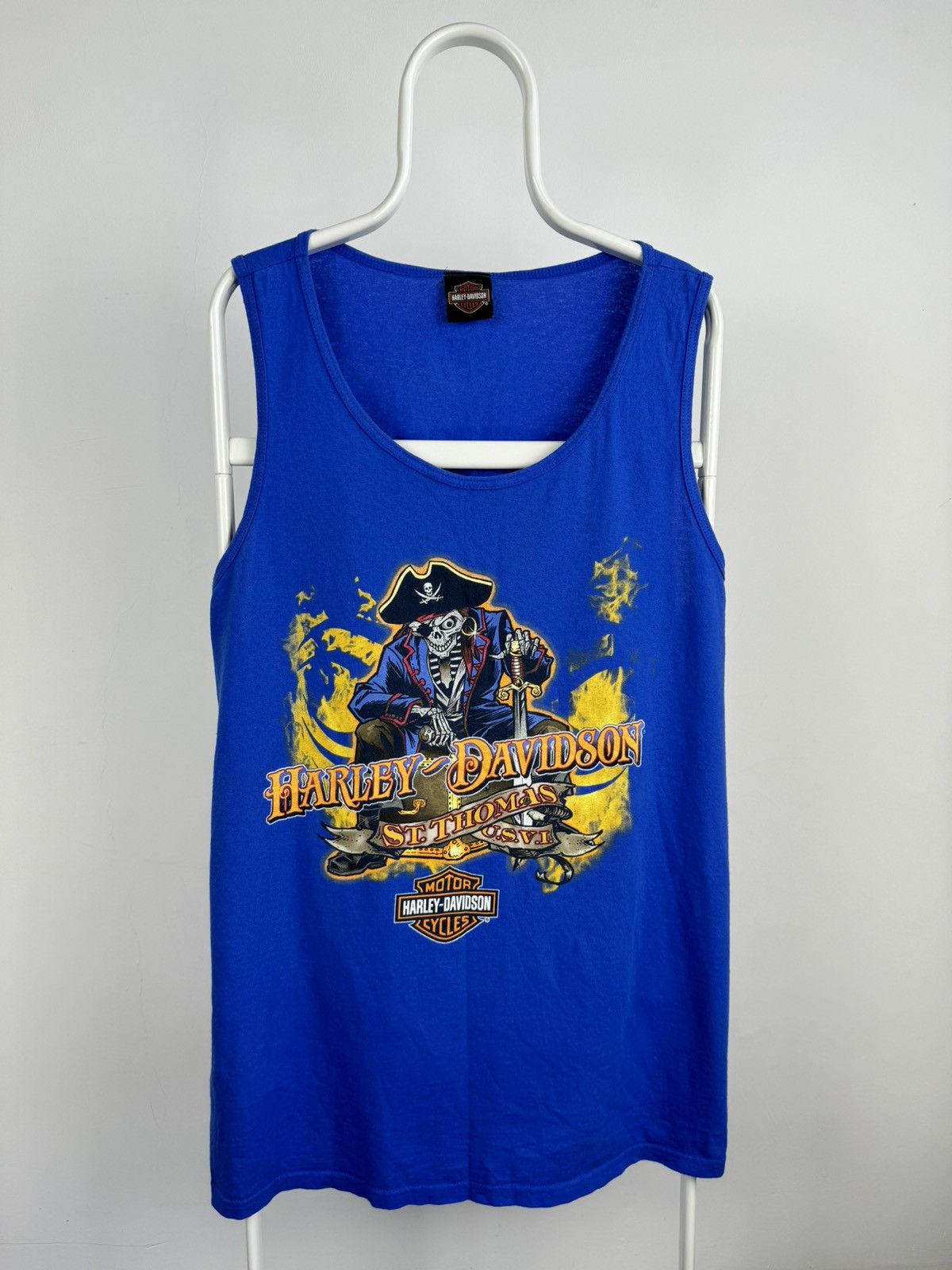 Harley Davidson Harley Davidson Vest Tshirt Overprinted Blackbeard’s Revenge Size US XXL / EU 58 / 5 - 1 Thumbnail