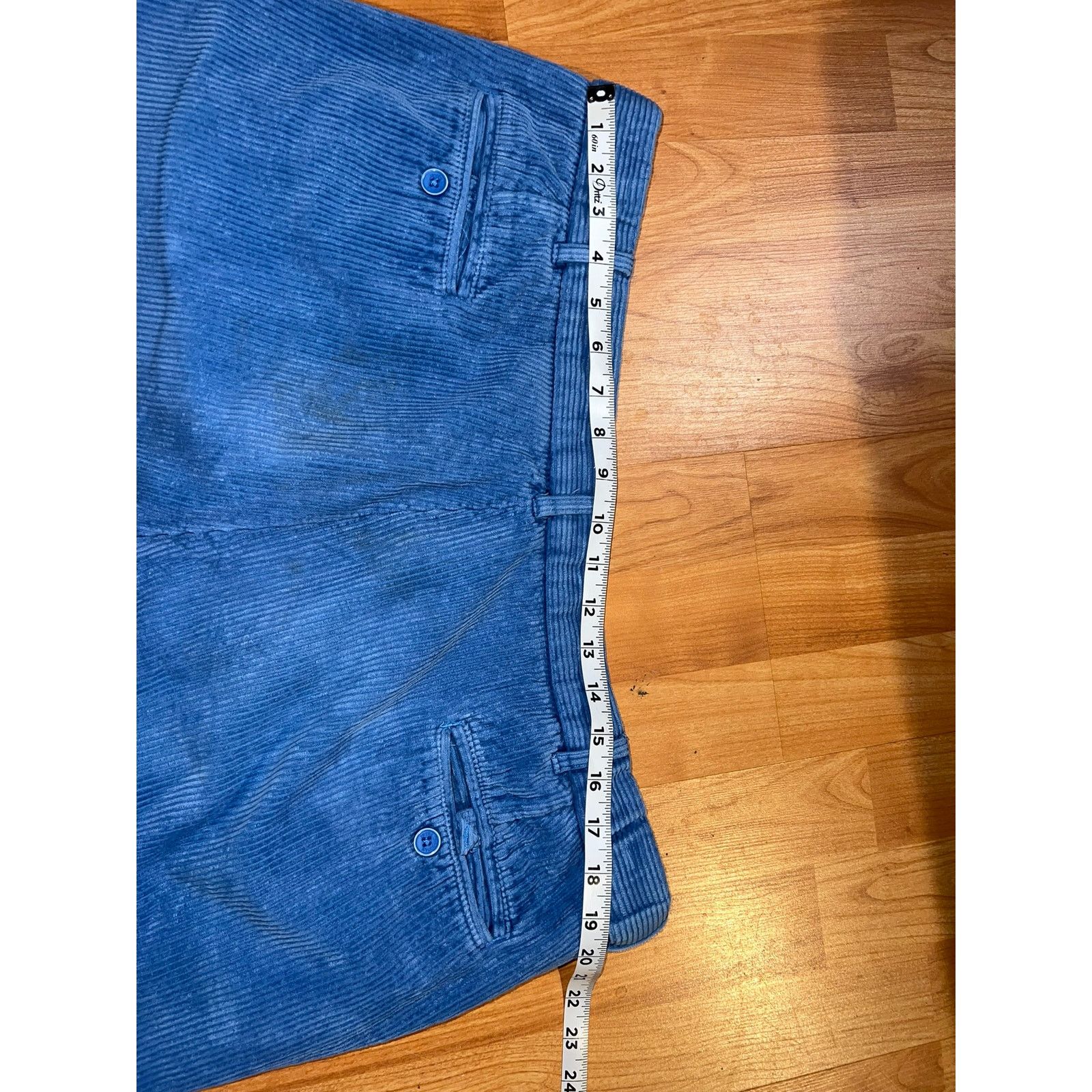 Vintage Vintage Peter Christian Corduroy Pants Bottoms Blue County Size US 40 / EU 56 - 9 Thumbnail