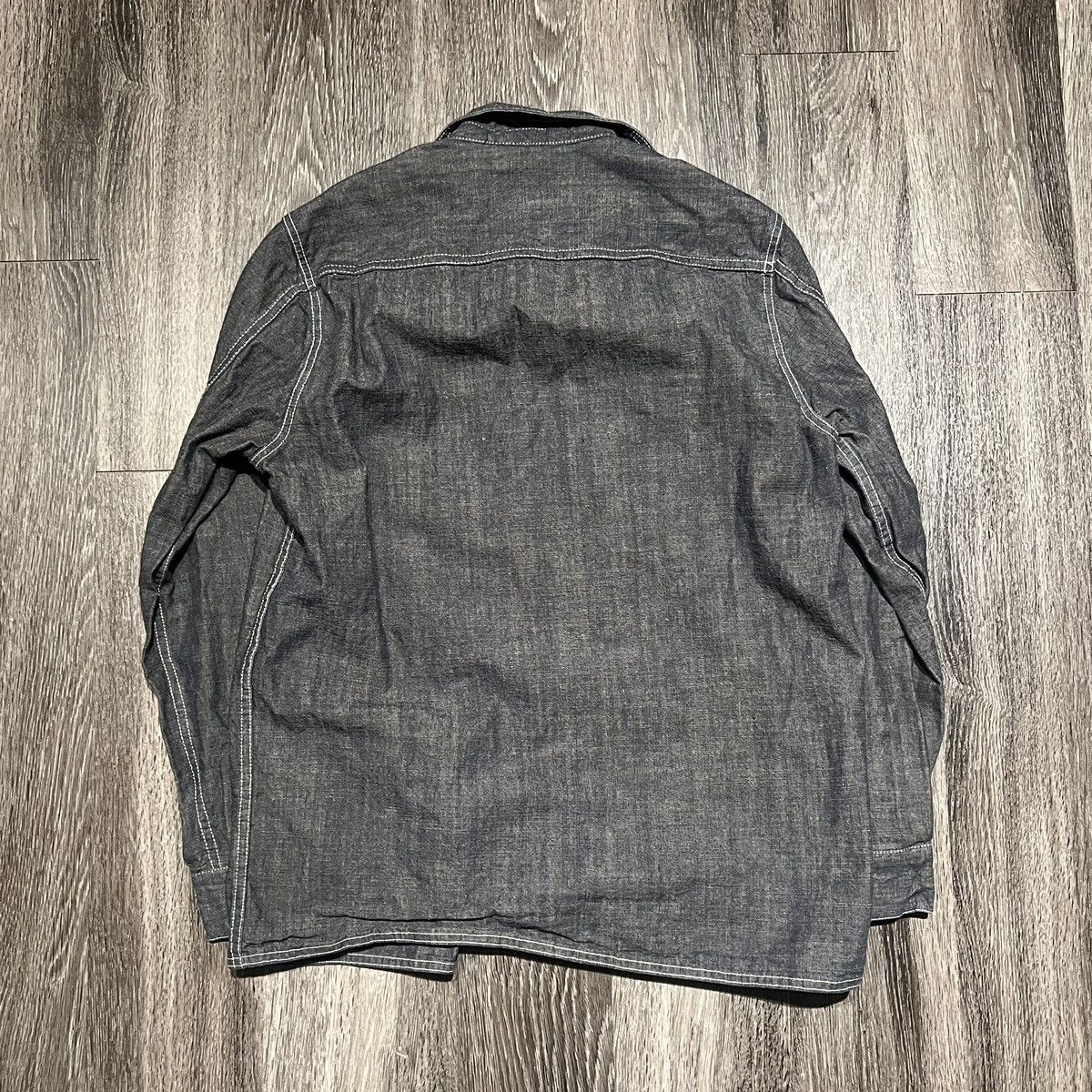 Stussy × Vintage Stüssy Chainstitched Denim Shirt Size US M / EU 48-50 / 2 - 9 Thumbnail