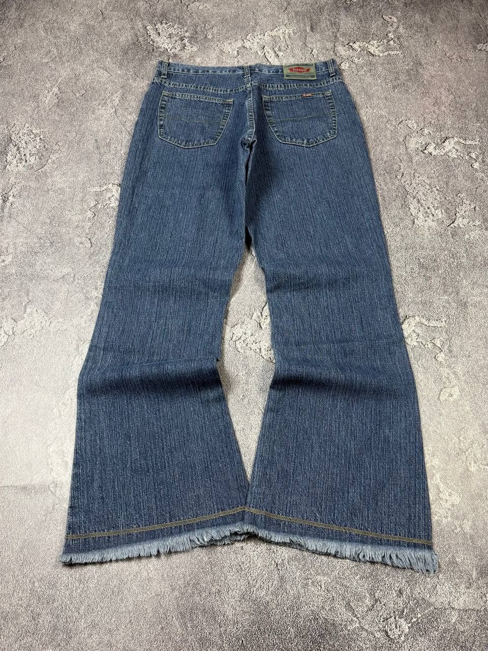 If Six Was Nine Y2K LGB Flared Bootcut Blue Denim 2000s Streetwear Size US 32 / EU 48 - 2 Thumbnail